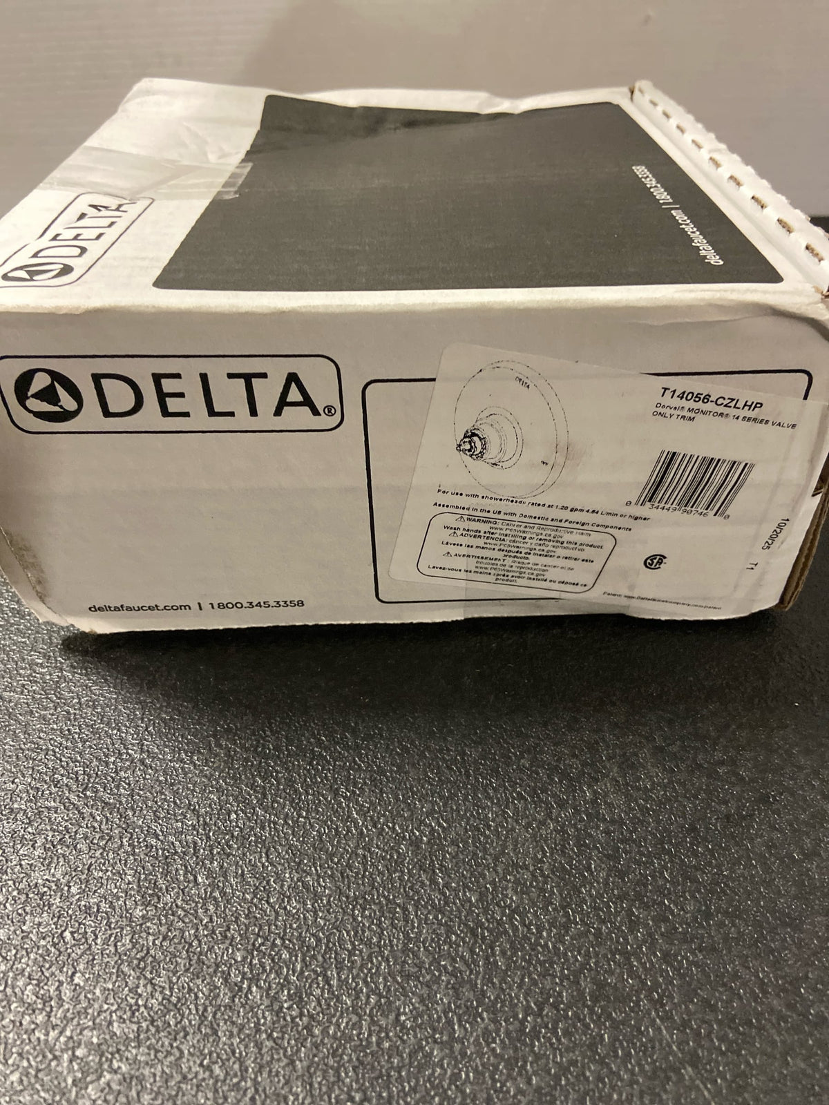 Delta T14056-CZLHP Dorval Monitor 14 Series Single Function Pressure Balanced Valve Trim Only - Less Handle and Rough In - Champagne Bronze