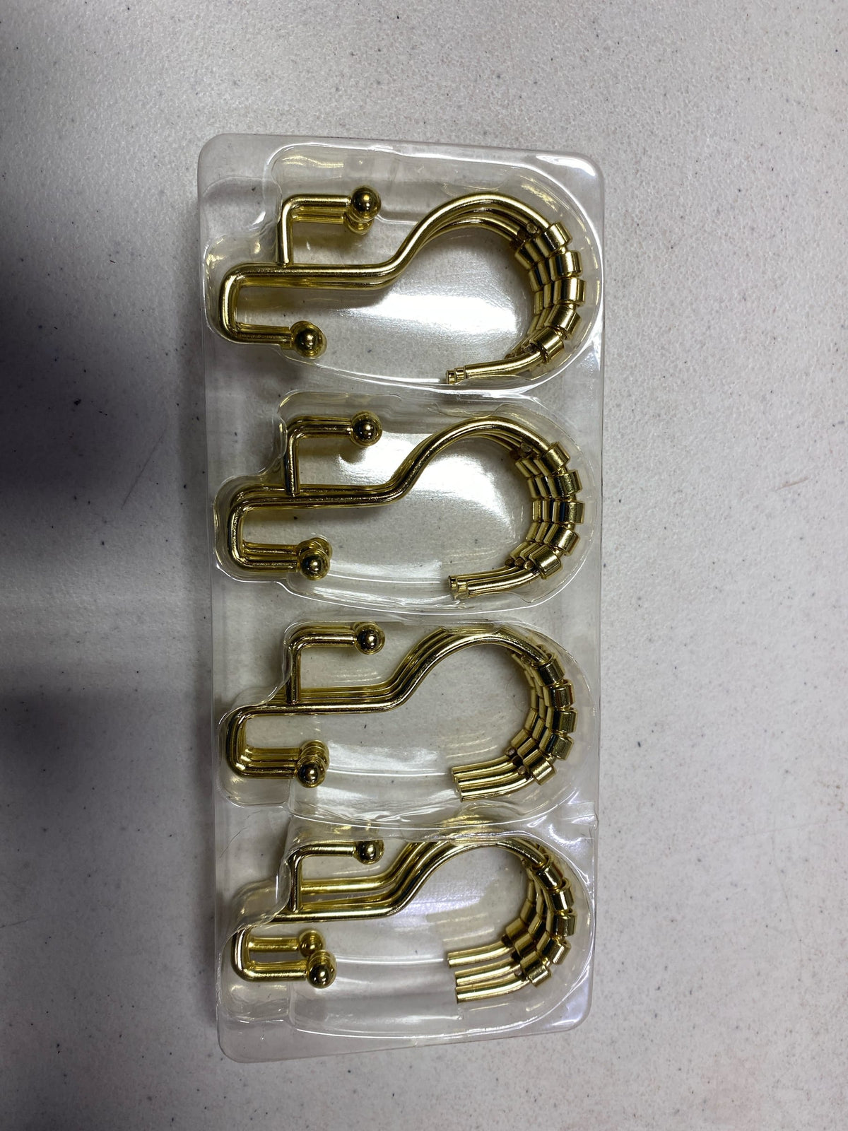 Utopia alley HK3GD Double Roller Shower Hook in Gold