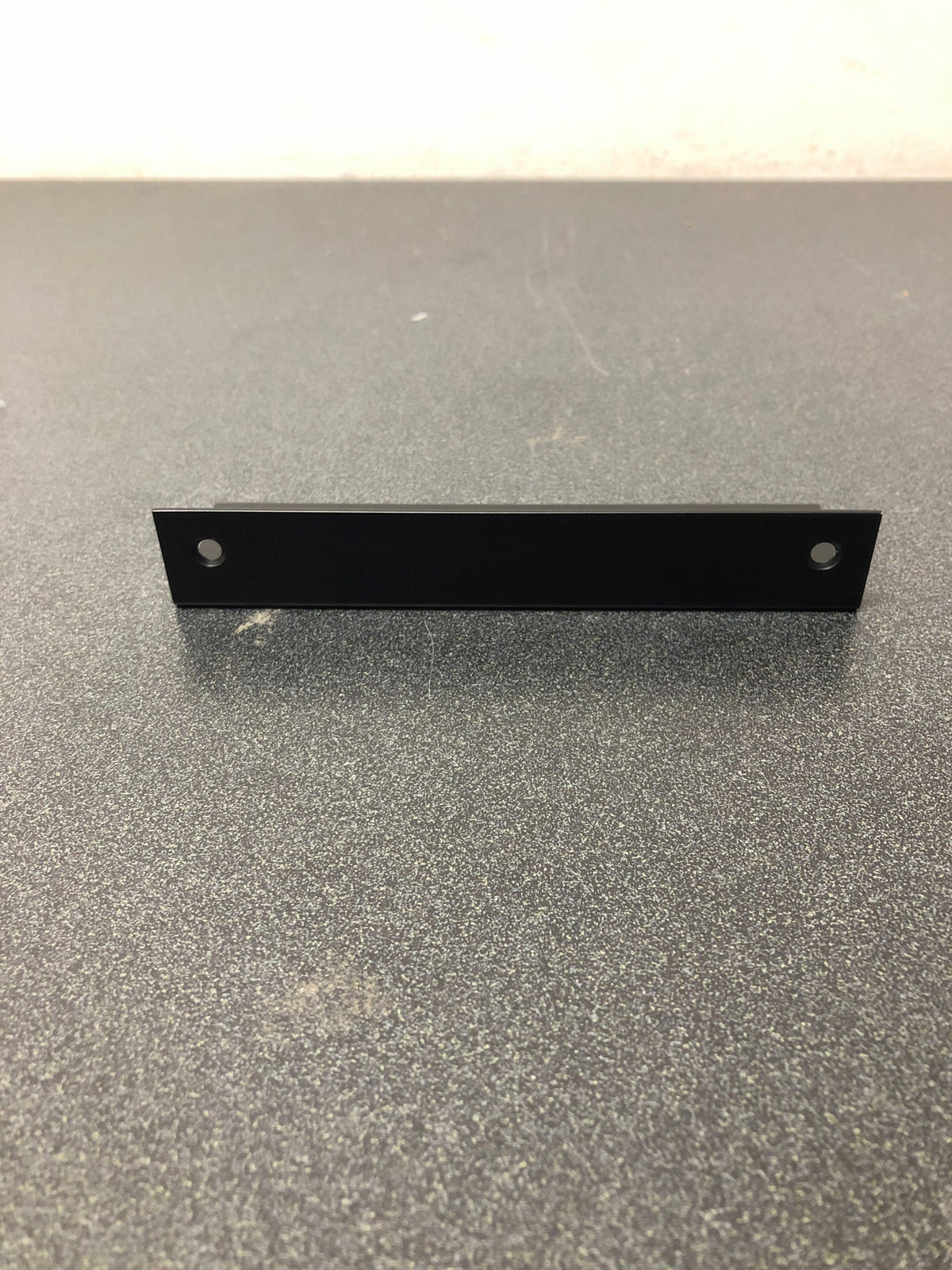 Amerock BP36575FB Edge Pull 5-13/16 Inch Long Finger Cabinet Pull - Matte Black