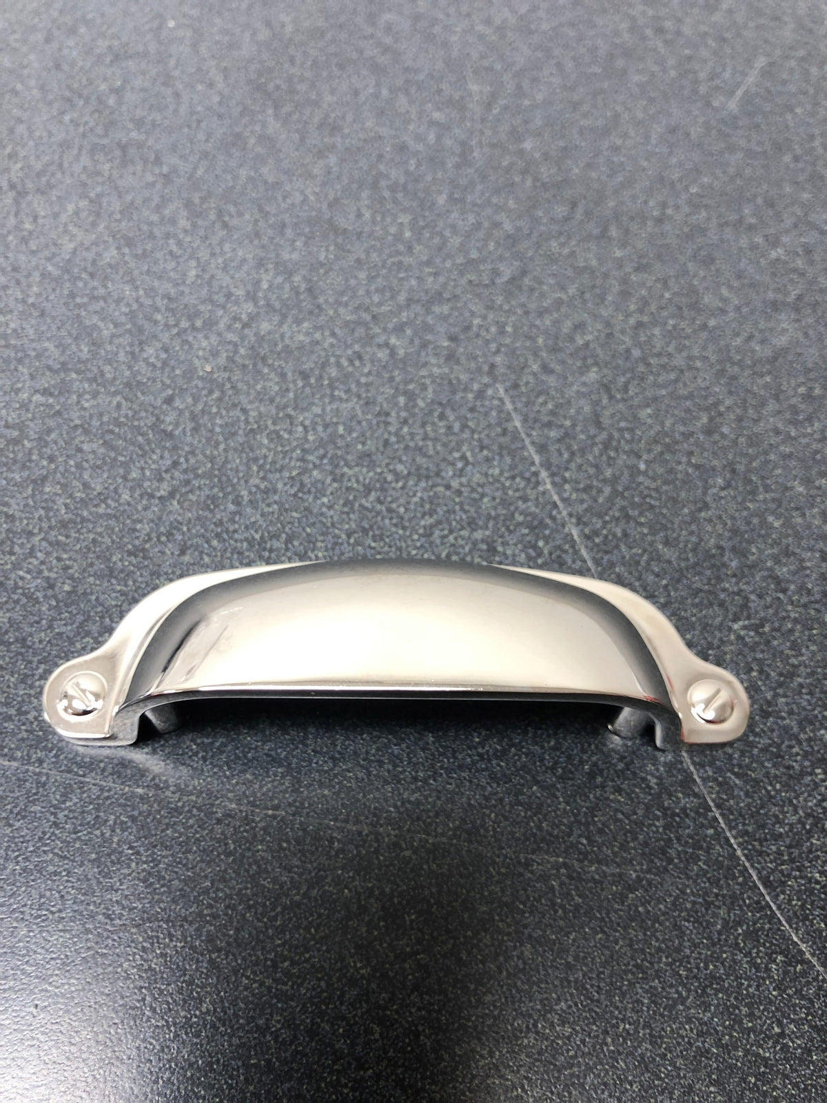 Top Knobs m1301 Cup 2-9/16 Inch Center to Center Cup Cabinet Pull from the Asbury Collection - Polished Nickel