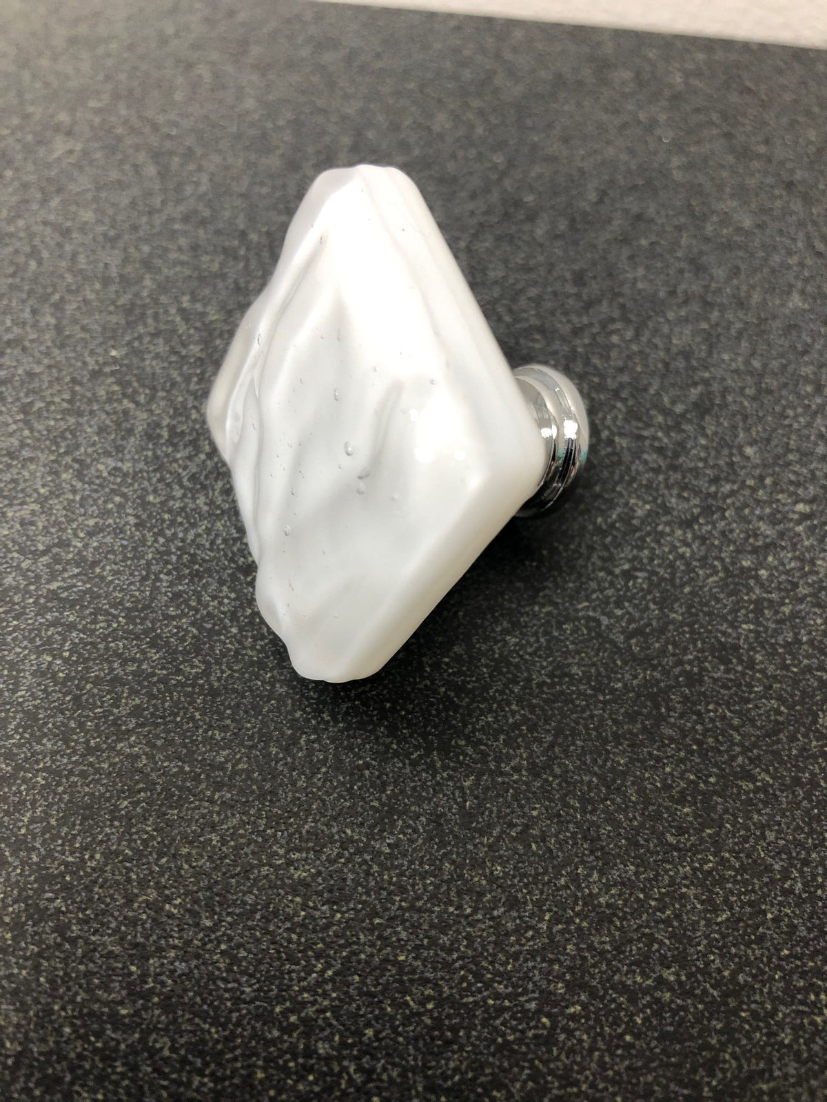 Sietto K-212-PC Glacier 1-1/4 Inch Square Cabinet Knob - Polished Chrome