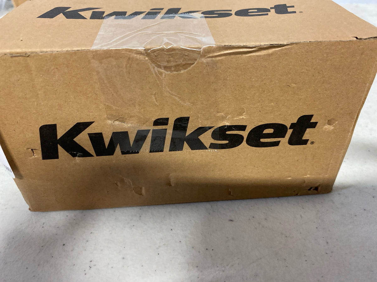 Kwikset 971CSLSQT-514 Casey Single Cylinder Interior Pack with Square Rose for 818 Low Profile Handlesets - Iron Black