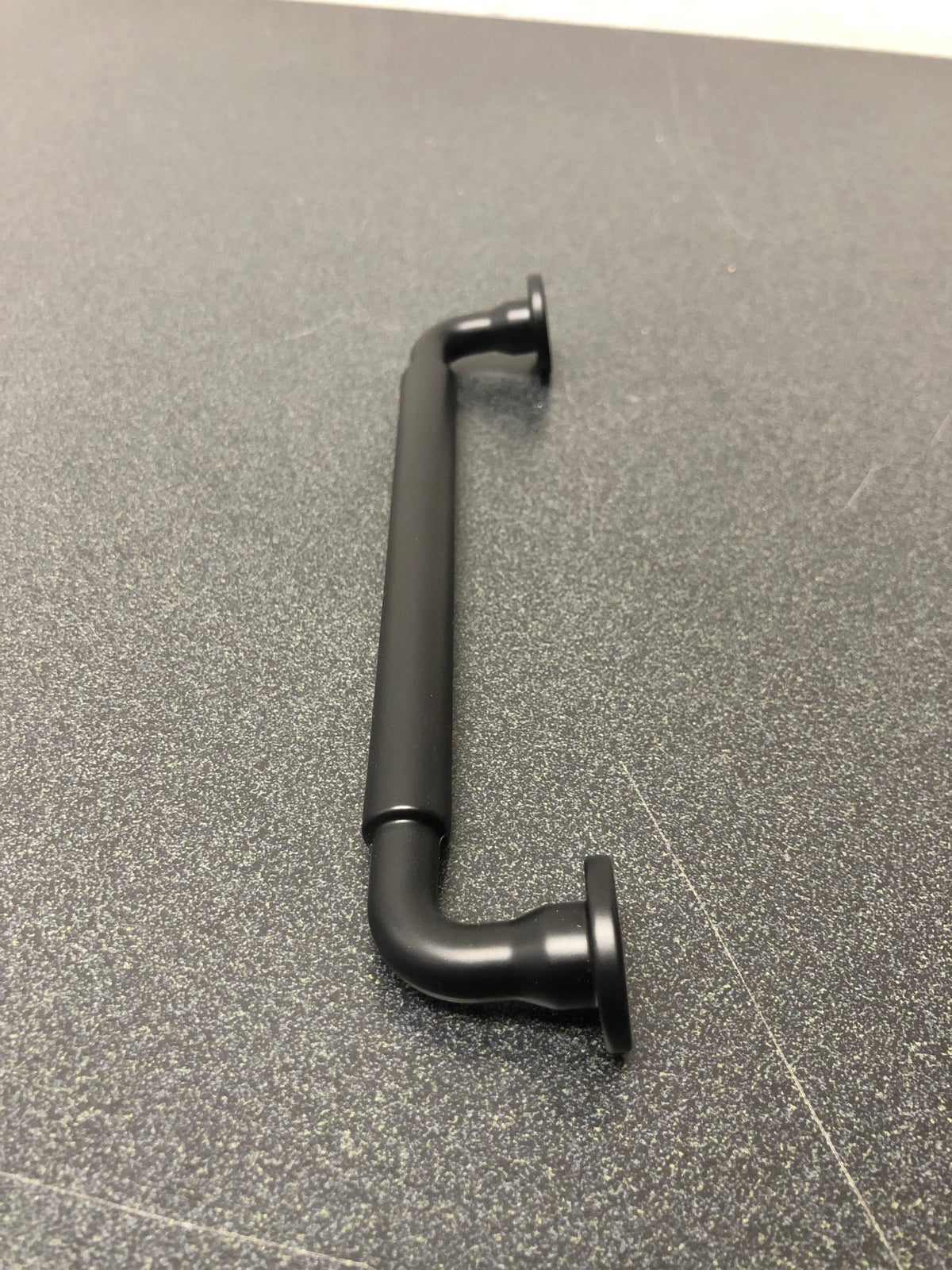 Top Knobs TK824BLK Serene 6-5/16 Inch Center to Center Handle Cabinet Pull - Flat Black