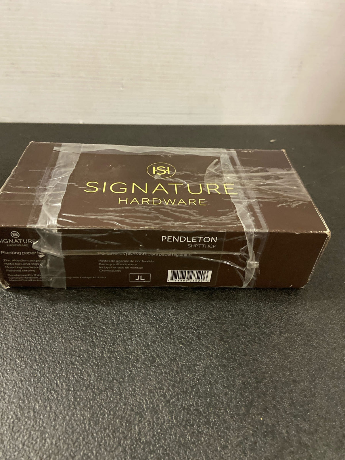 Signature Hardware 446871 Pendleton Double Post Toilet Paper Holder