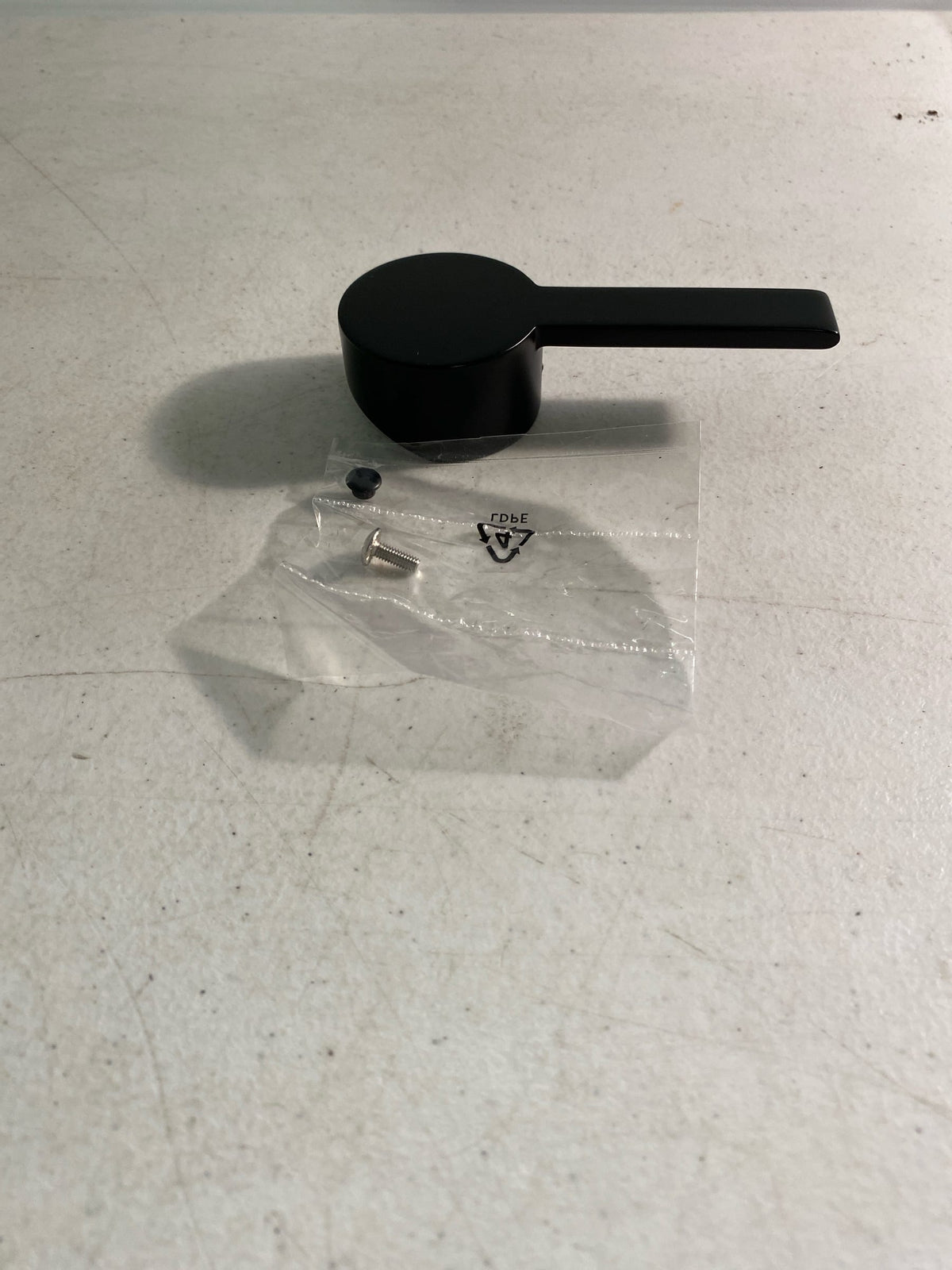 Signature Hardware SHLZFSTFLEV Lentz Lever Handle for Floor Mount Tub Filler - Matte Black