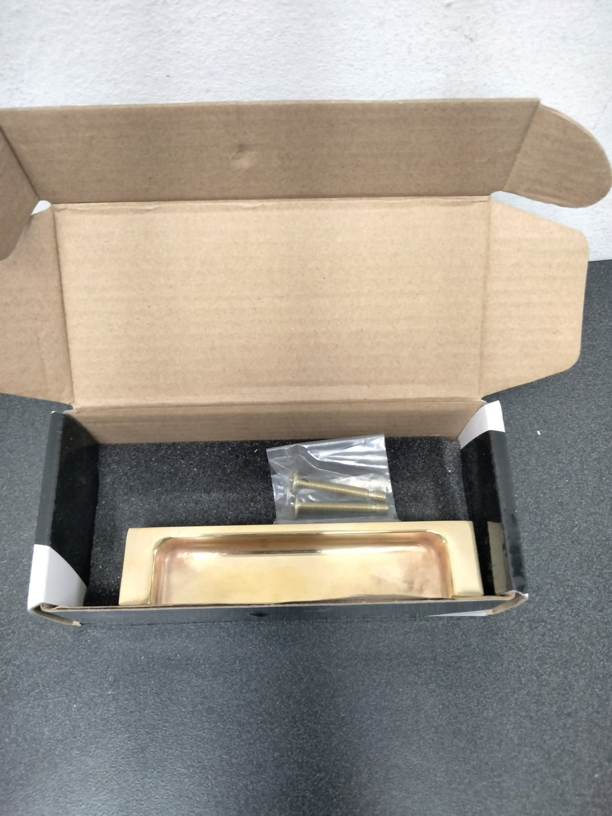 Alno A440-4-PB/NL Tempo 4 Inch Center to Center Rectangular Cabinet Pull - Unlacquered Brass