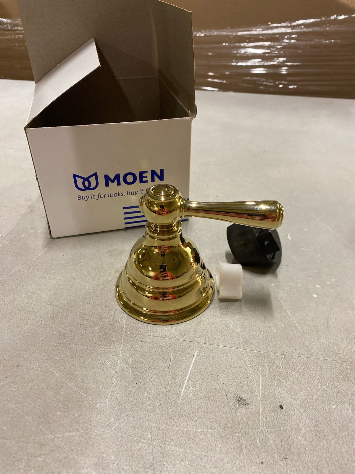 Moen 136640P Lever Handle Kit for Single Handle Shower Valve - Polished Brass