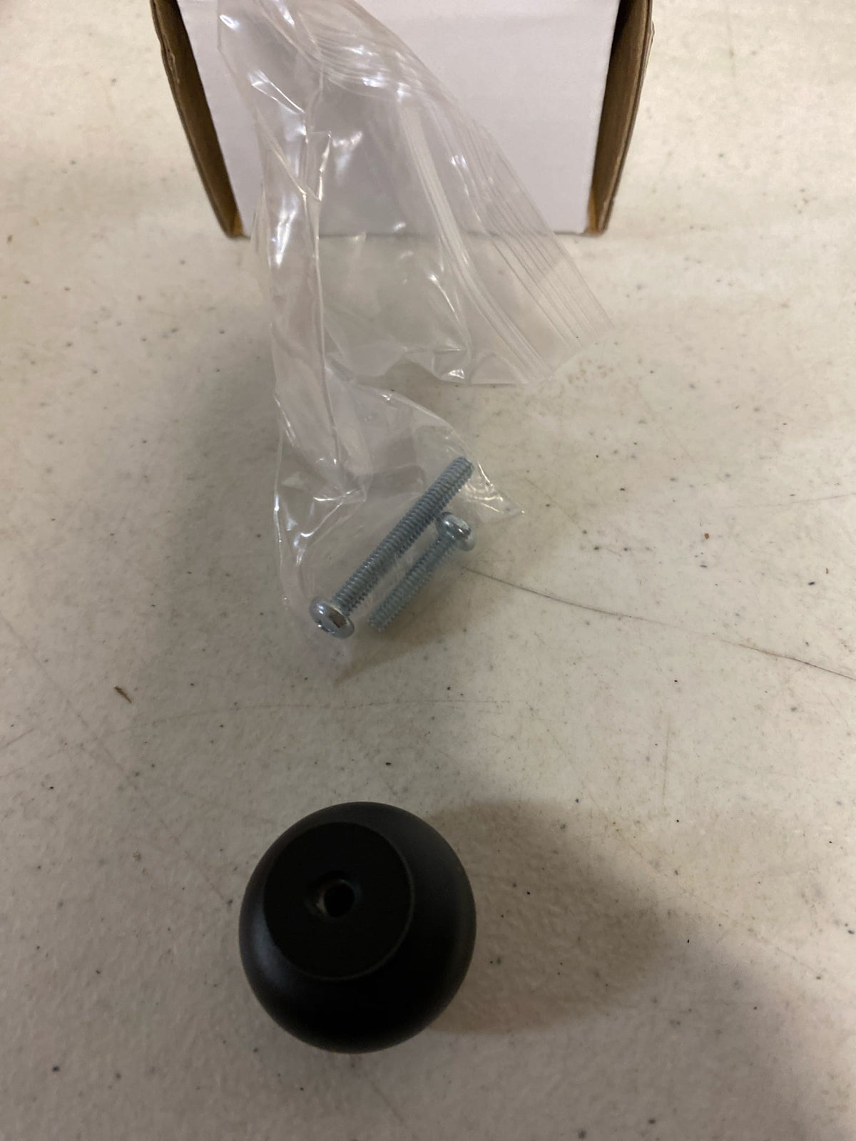 Kohler K-29979-BL Malin by Studio McGee 1-1/8 Inch Mushroom Cabinet Knob - Matte Black