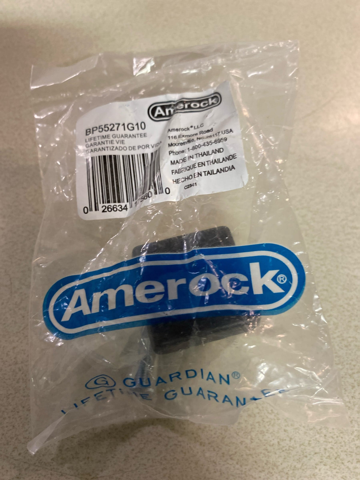 Amerock BP55271GM Blackrock 1-3/16 Inch Square Cabinet Knob - Gunmetal
