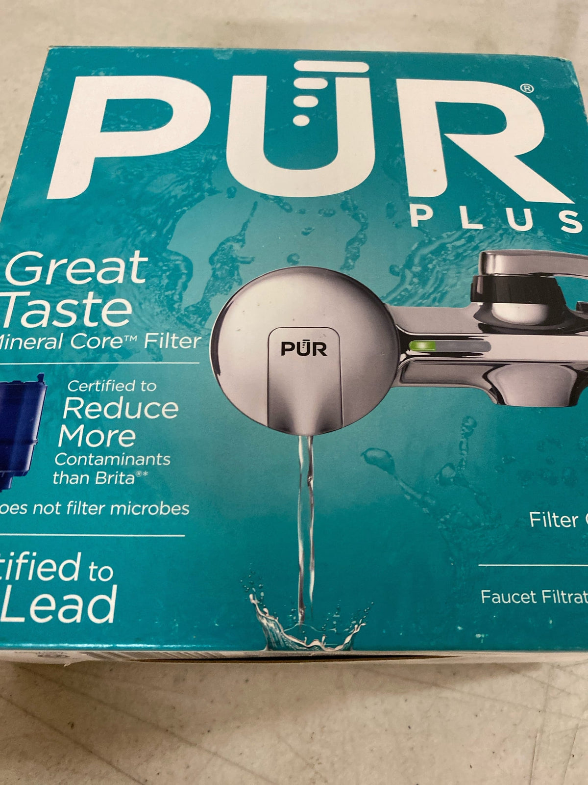 Pur PFM400H PLUS Faucet Mount Filtration System, Chrome