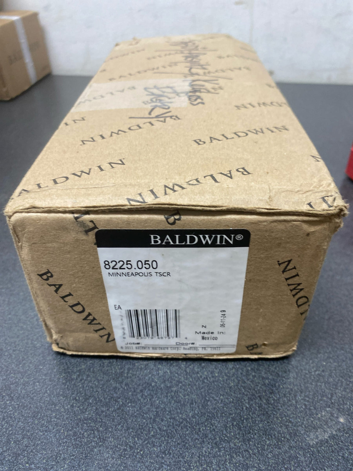 Baldwin 8225050 Touchscreen Minneapolis Standalone Deadbolt - Satin Brass and Black