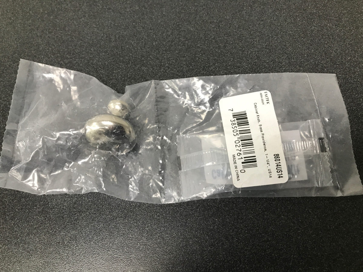 Emtek 86014US14 American Classic 1-1/4 Inch Mushroom Cabinet Knob - Polished Nickel