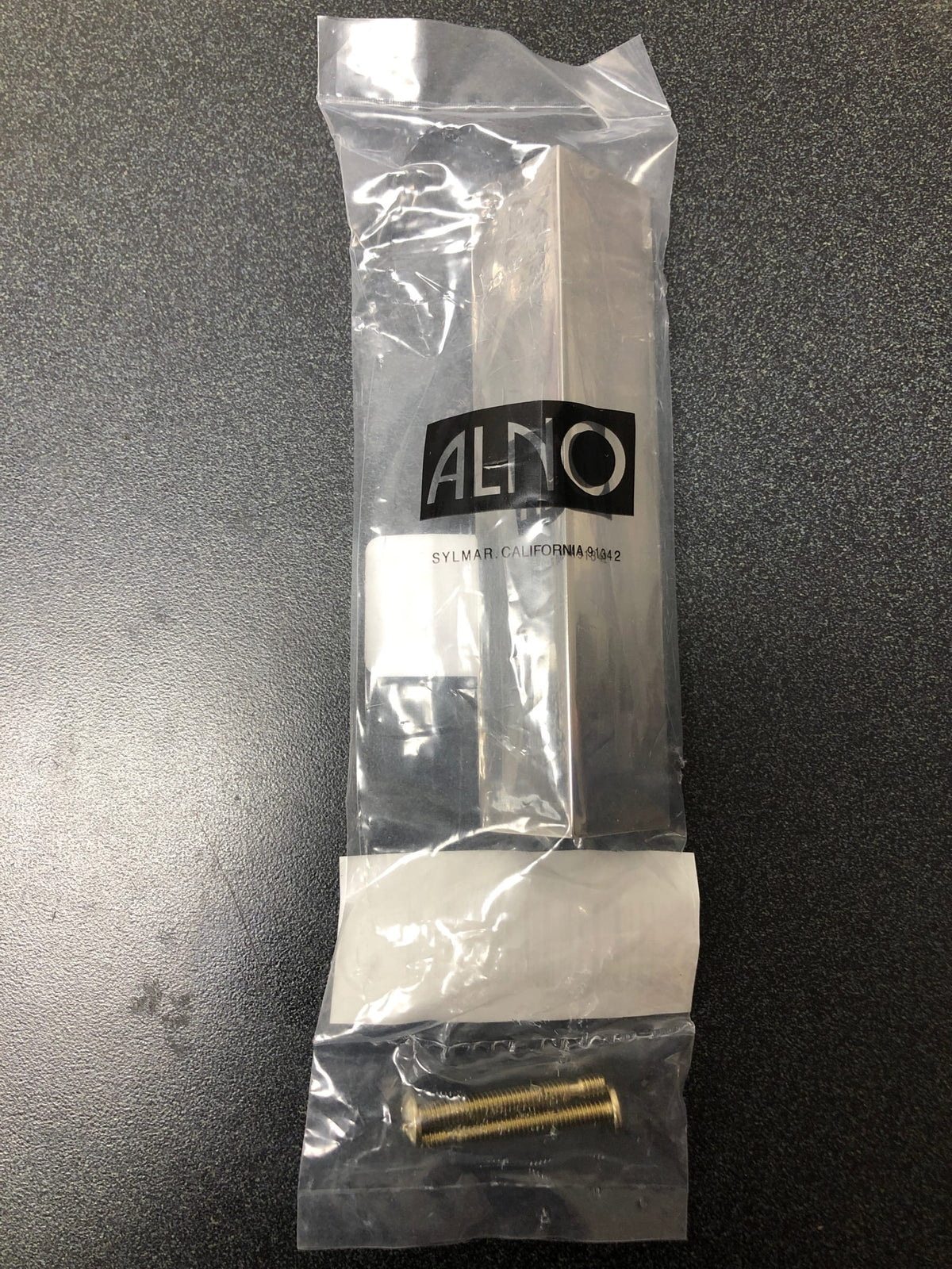 Alno A960-35-PN Tab 4" Long Surface Mount Hole Cover Solid Brass Cabinet Handle / Drawer Pull - Polished Nickel