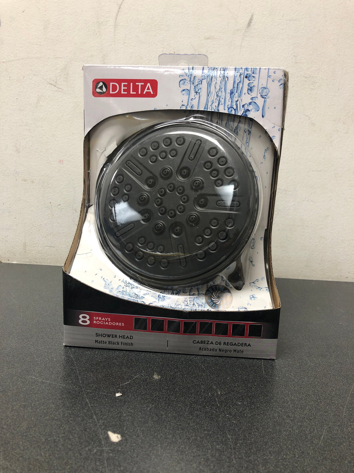Delta 75898BL Universal Showering 2.5 GPM Multi Function Shower Head - Matte Black