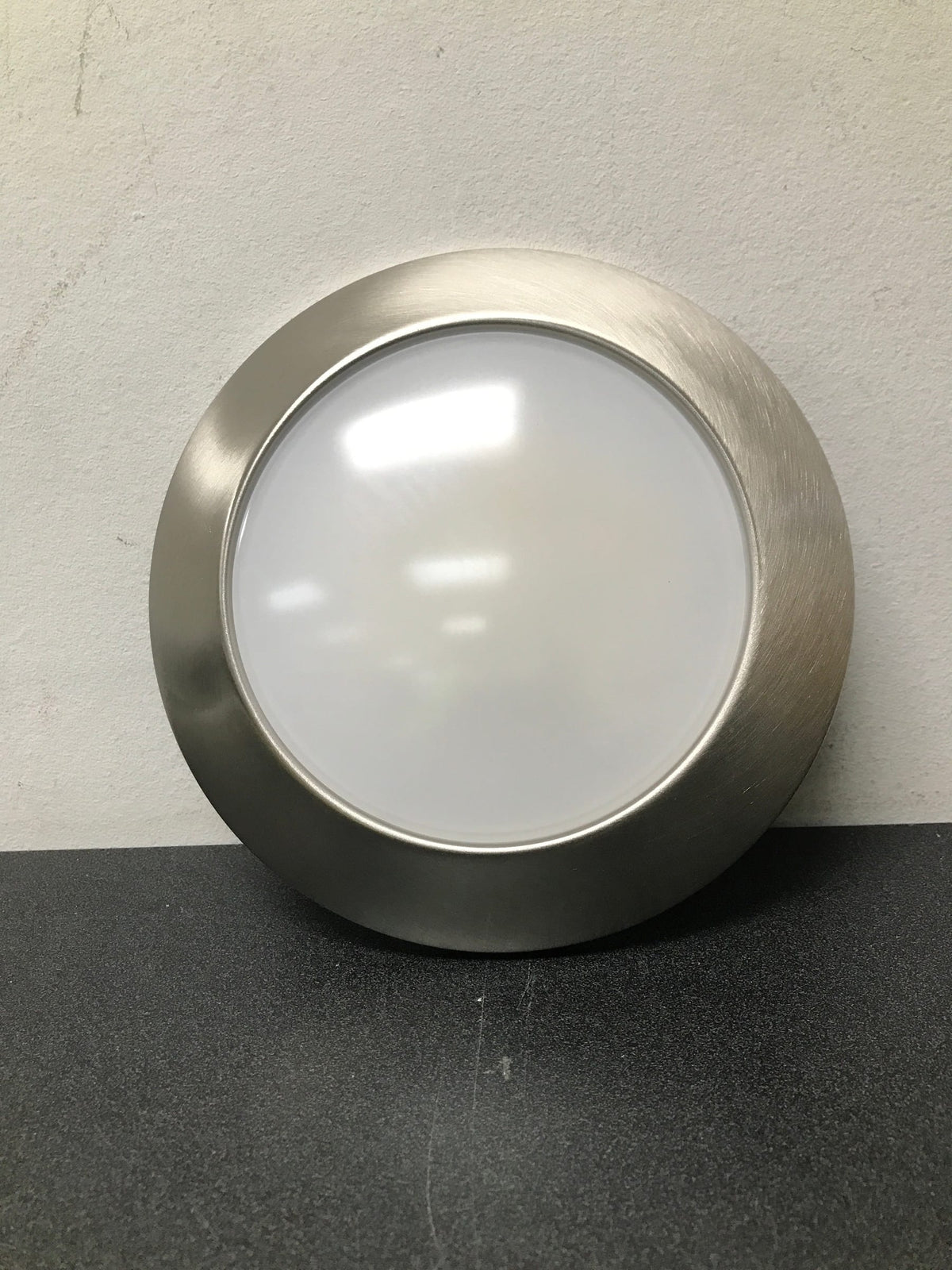 Commercial electric JVJ3011L-8/BN 7 in. Brushed Nickel LED Flush Mount (2-Pack)