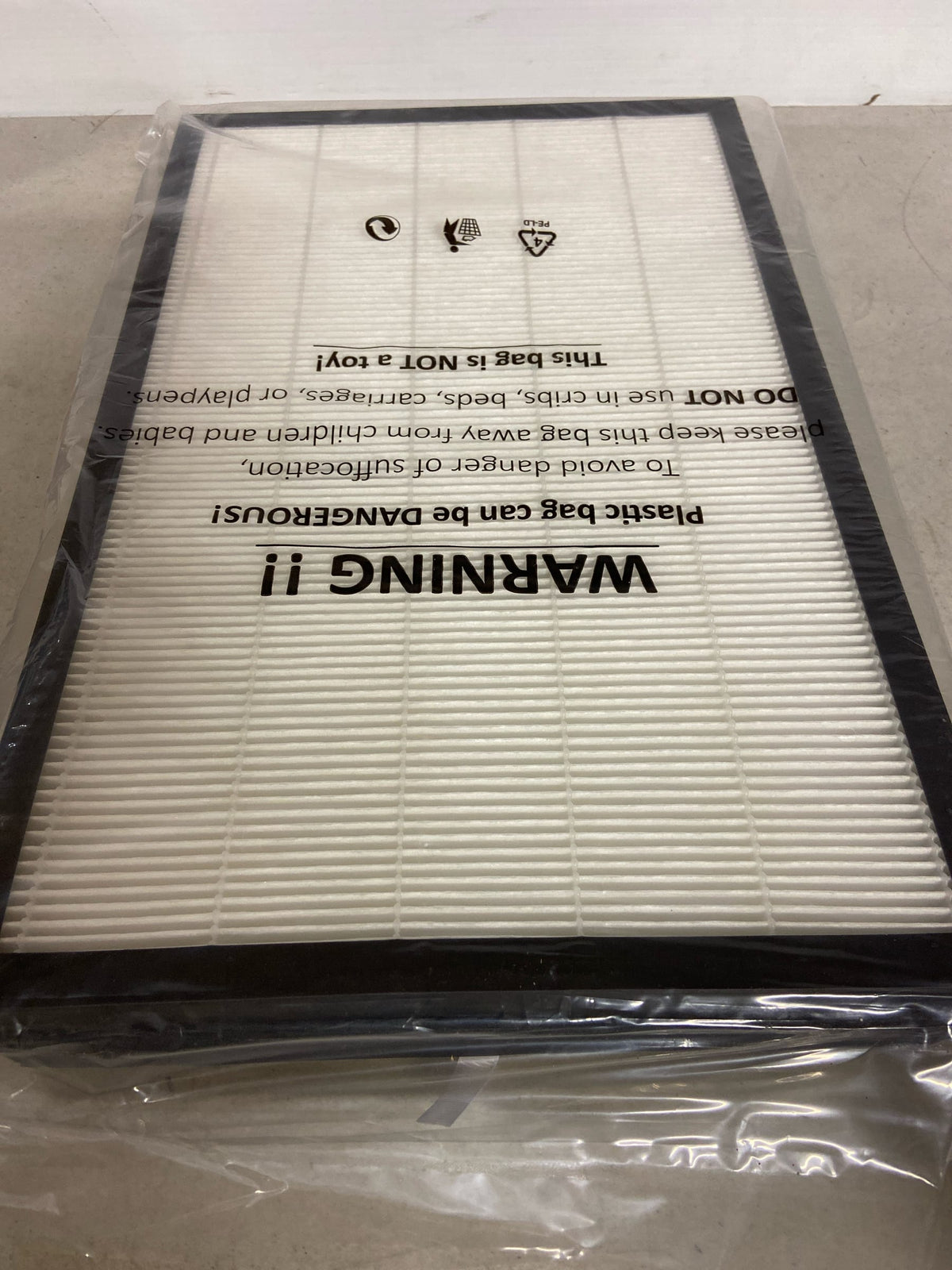 Field Controls AirFilter, 2.5inD, 11.6875inH, 18.1875inW