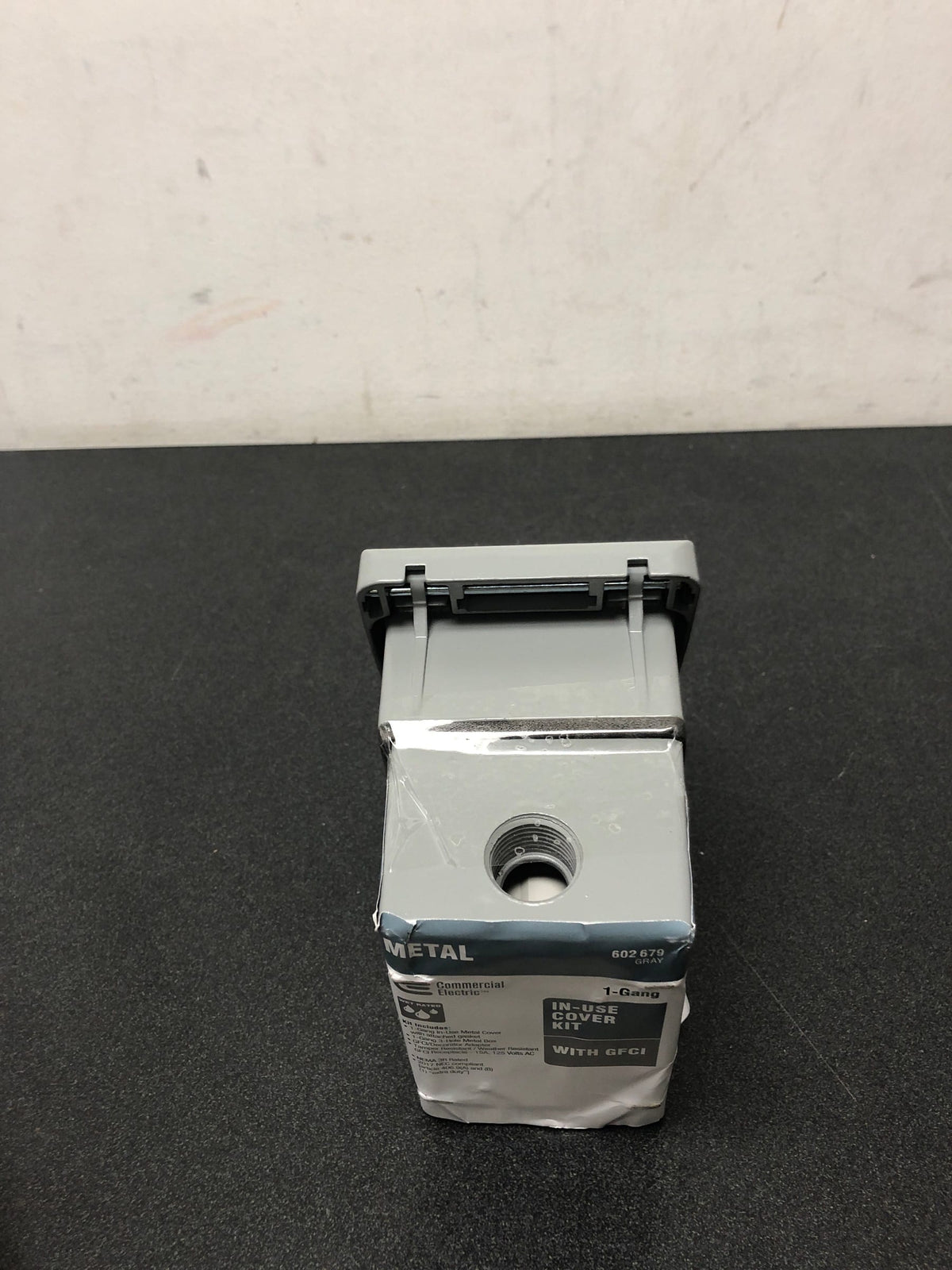 Commercial Electric 1-Gang Extra Duty Vertical Receptacle Cover Kit