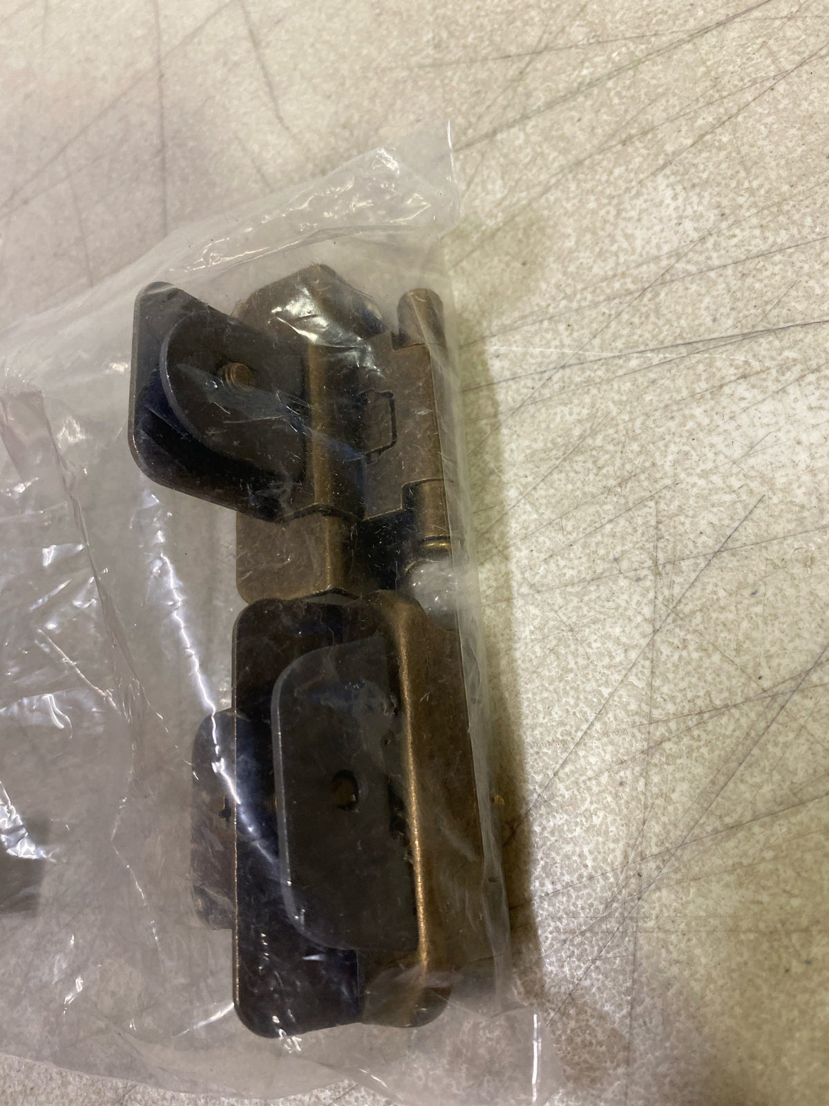 Hickory Hardware P5312-AB SET of (2) 3/8 Inch Inset Wrap Around Cabinet Door Hinge with Self Close Function and Double Demountability - Antique Brass