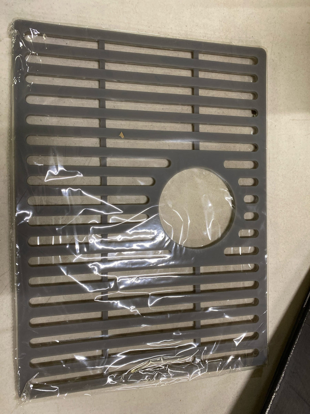 Vigo VGSG1914 19 in. Silicone Kitchen Sink Protective Bottom Grid For Single Basin Sink in Gray