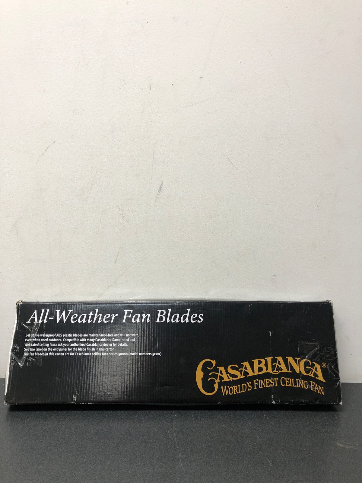 Casablanca 99013 51"-54" Span All-Weather ABS Fan Blades - Black Mahogany