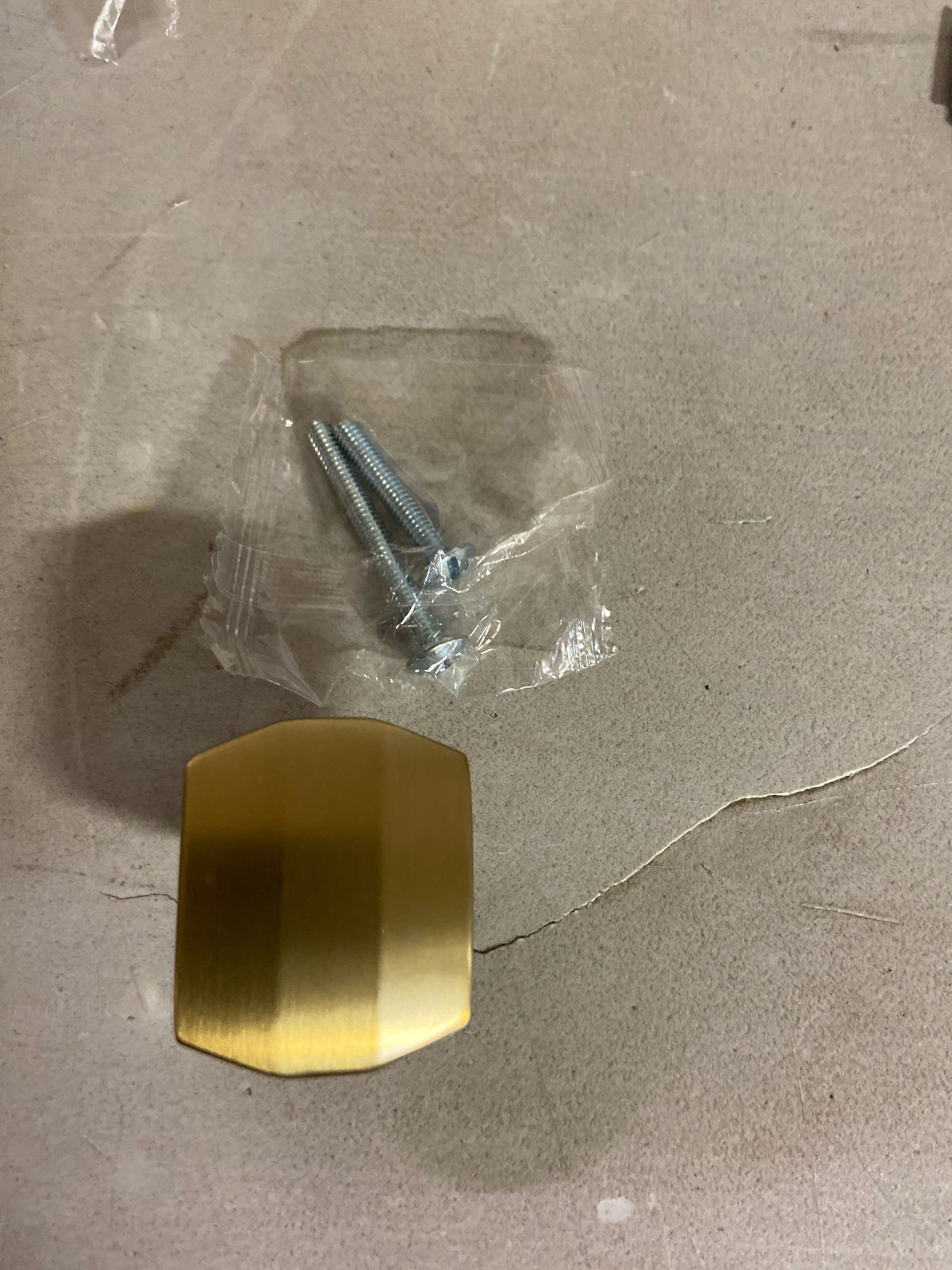 Amerock Bellamy 1-1/2 inch (38mm) Length Golden Champagne Cabinet Knob, BP36687BBZ
