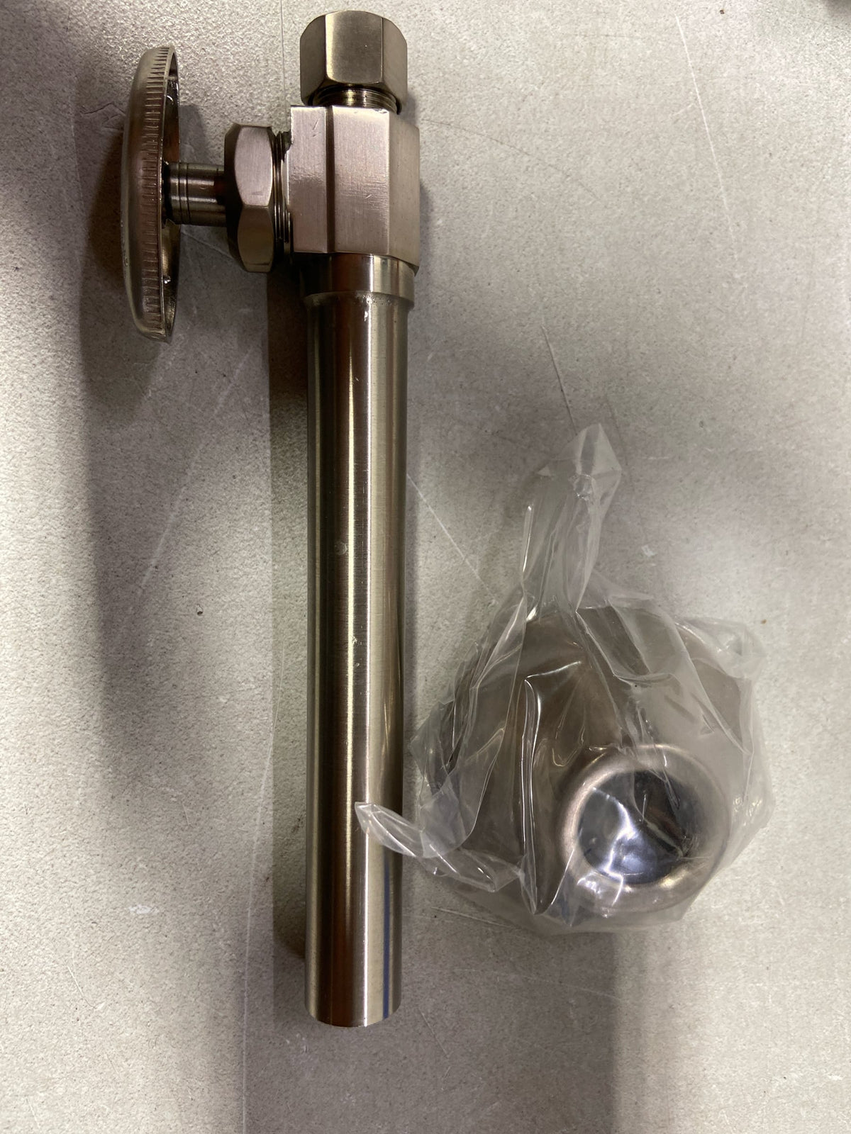 Monogram Brass MB138972 Brushed Nickel Decorative Toilet Supply Kits