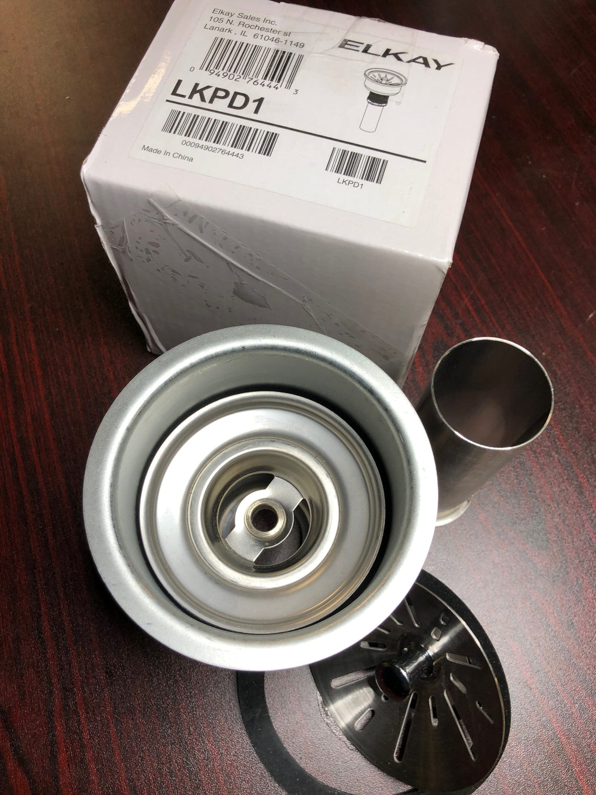 Elkay ELUH1814PD Lustertone Classic 21 in. Undermount Single Bowl 18-Gauge Stainless Steel Kitchen Sink w/ Accessories
