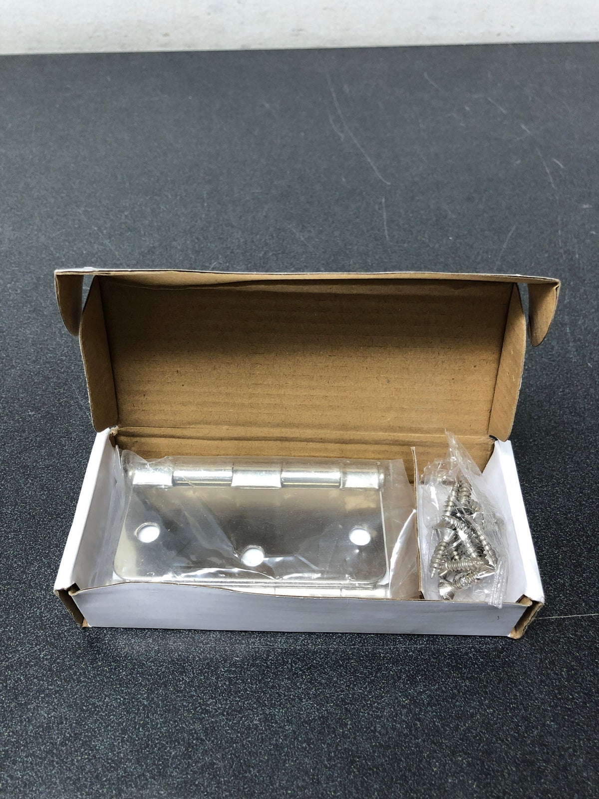 Emtek 91023US14 3.5" x 3.5" Plain Bearing 1/4" Radius Corners Mortise Hinge - Pair - Polished Nickel