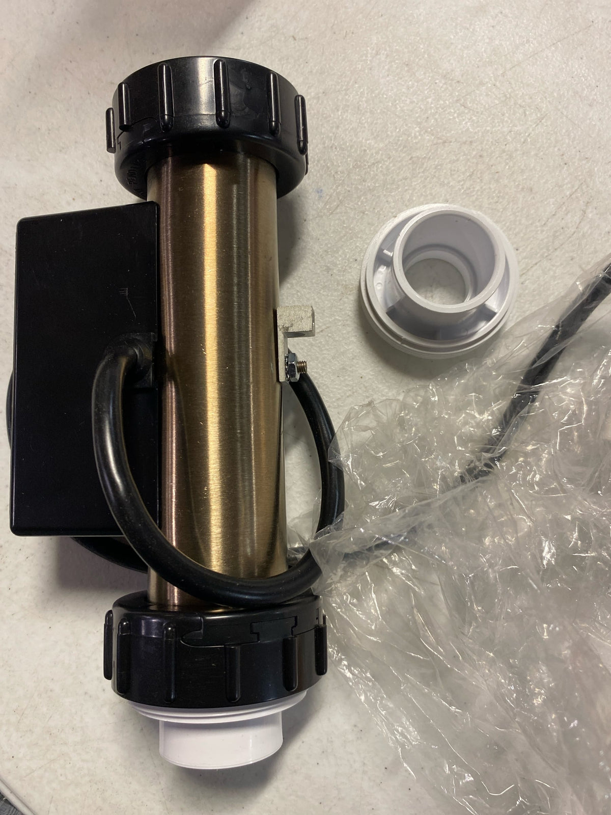 Signature Hardware SHPRESSHTR In Line Heater - Tub Accessory - brass