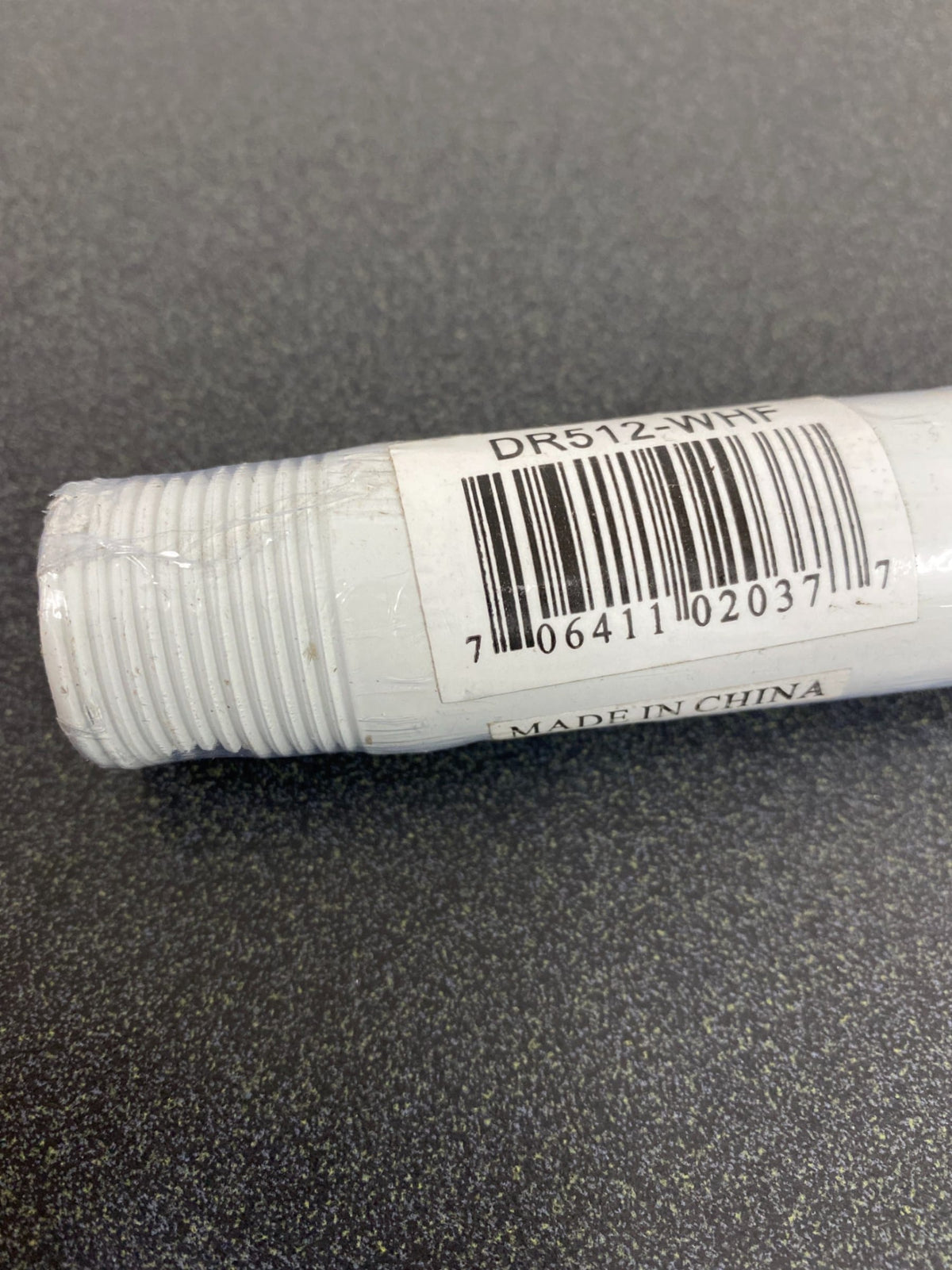 Unbranded DR512-WHF 12 in. White Flat Extension Downrod