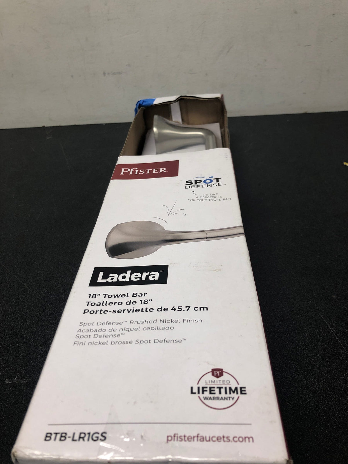 Pfister BTB-LR1GS Ladera 18 in. Towel Bar in Spot Defense Brushed Nickel