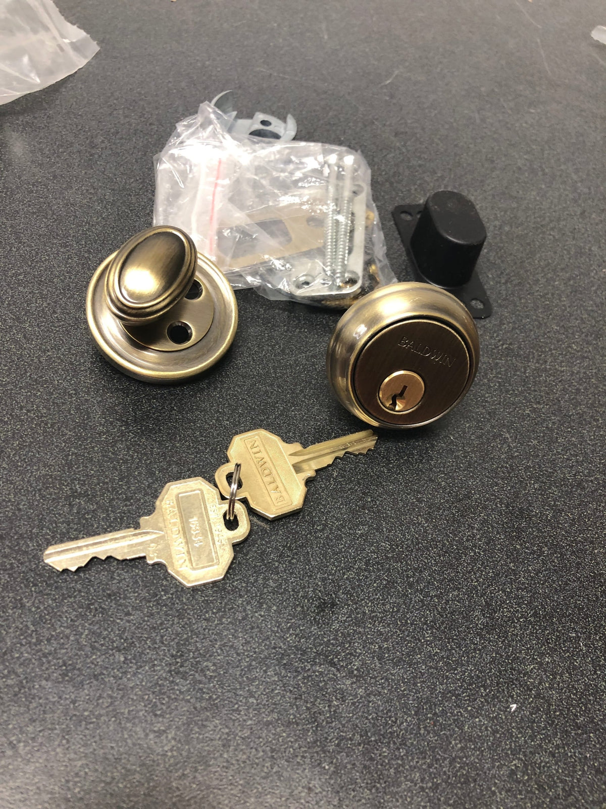 Baldwin Traditional Single Cylinder Deadbolt for 1-5/8" Bore Hole