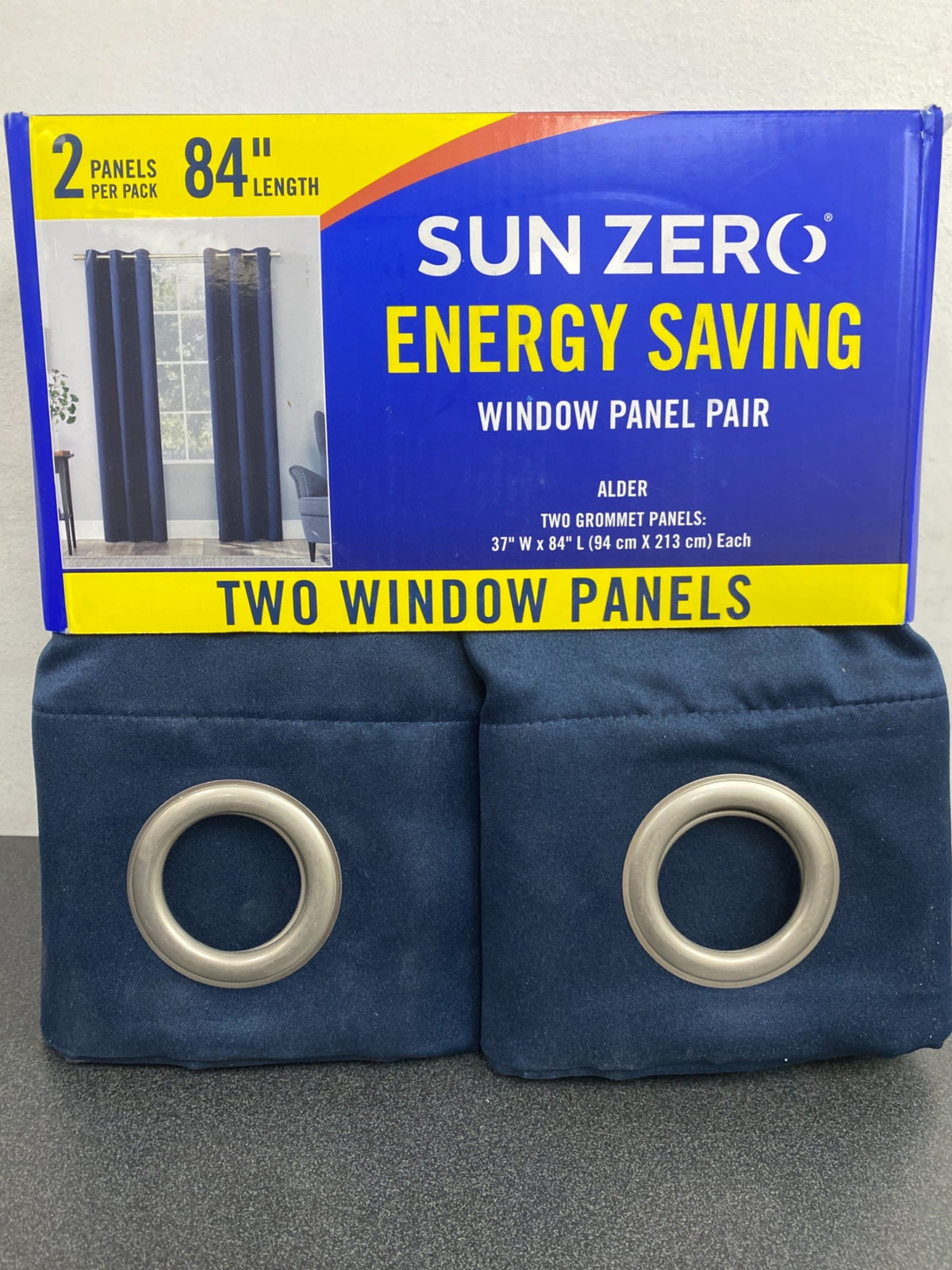 Sun zero 60201 ALDER GROMMET PAIR NAVY 84in
