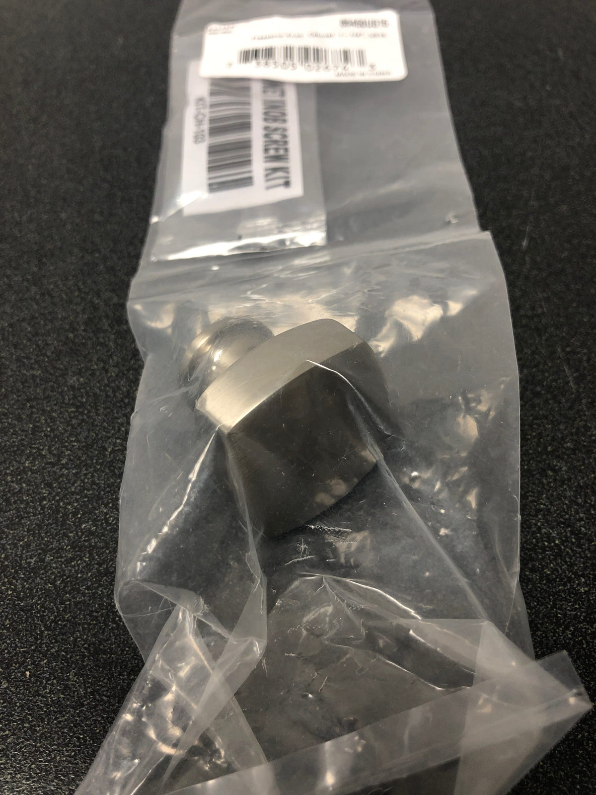 Emtek 86450US15 Freestone 1-1/4 Inch Square Cabinet Knob - Satin Nickel