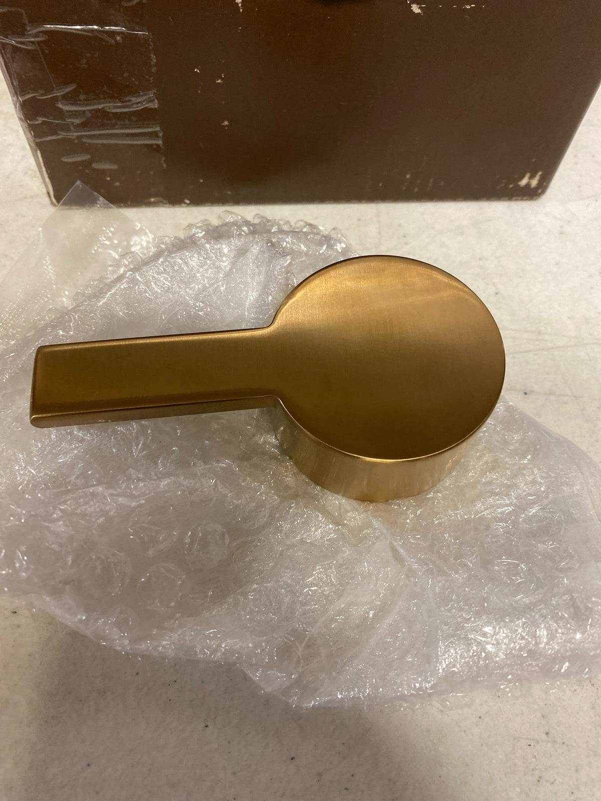 Signature Hardware 498631 Lever Handle for Lentz Thermostatic Shower Valve Trim - Brushed Gold