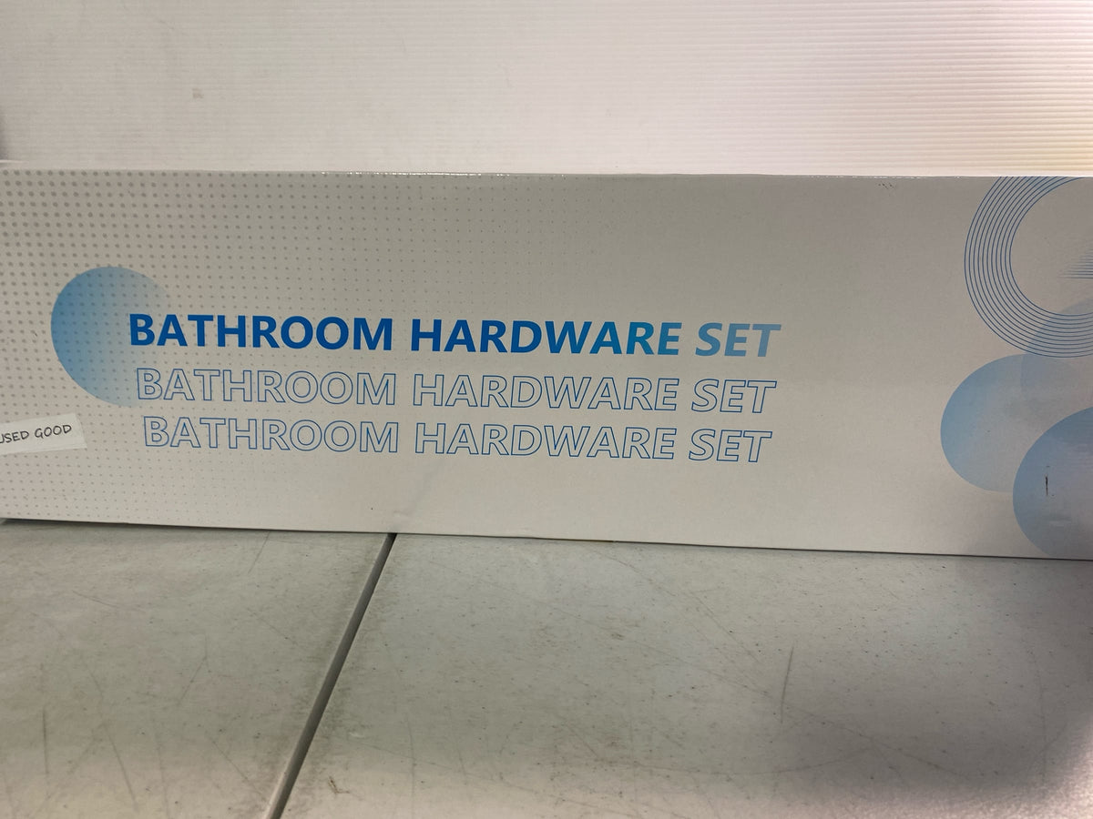 Bwe A-91012-S-G-2 5-Piece Bath Hardware Set with Towel Bar, Included 2-Towel Hook, Toilet Paper Holder, and Towel Ring in Brushed Gold