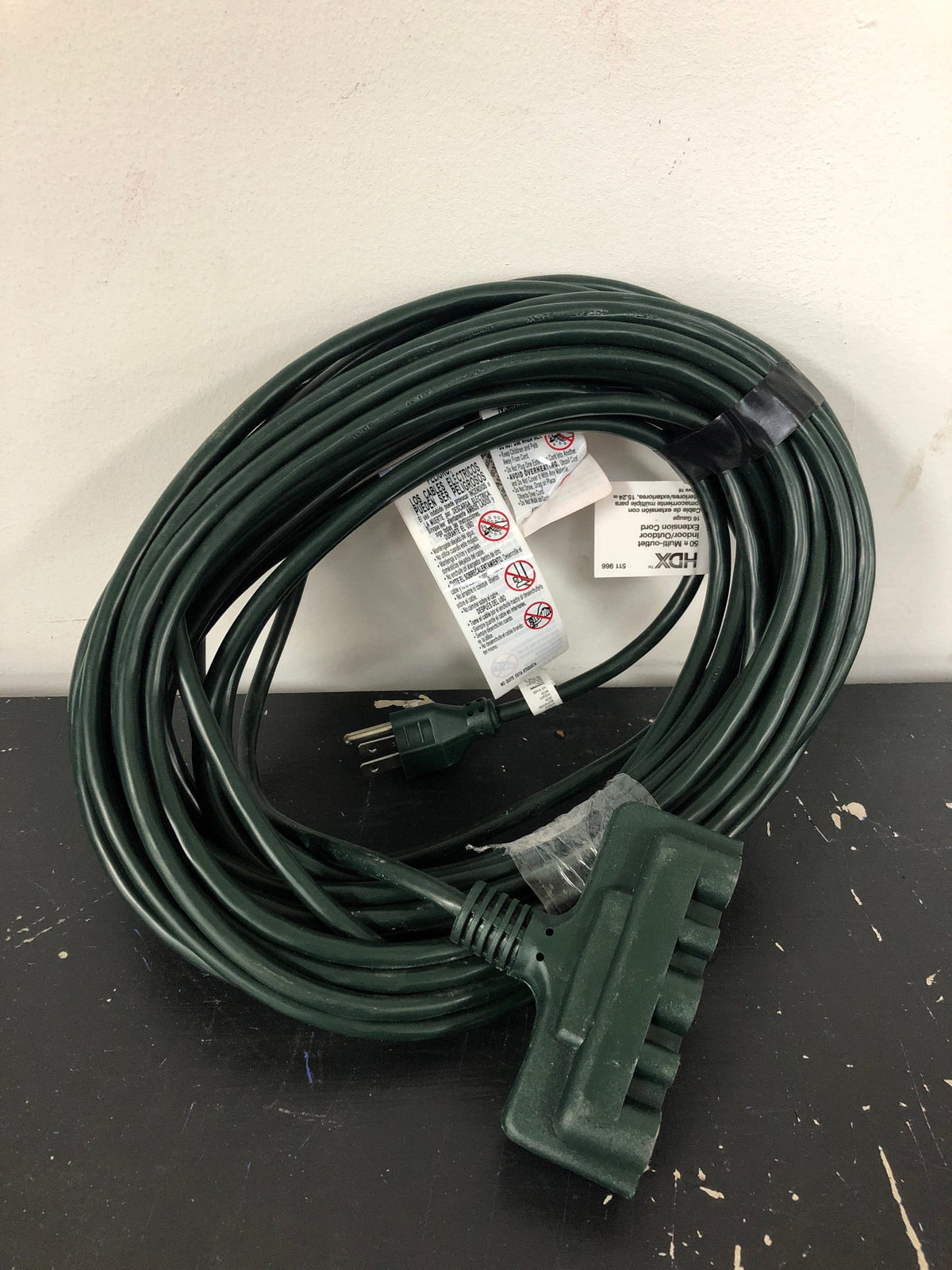 HDX 50 ft Light Duty Extension Cord