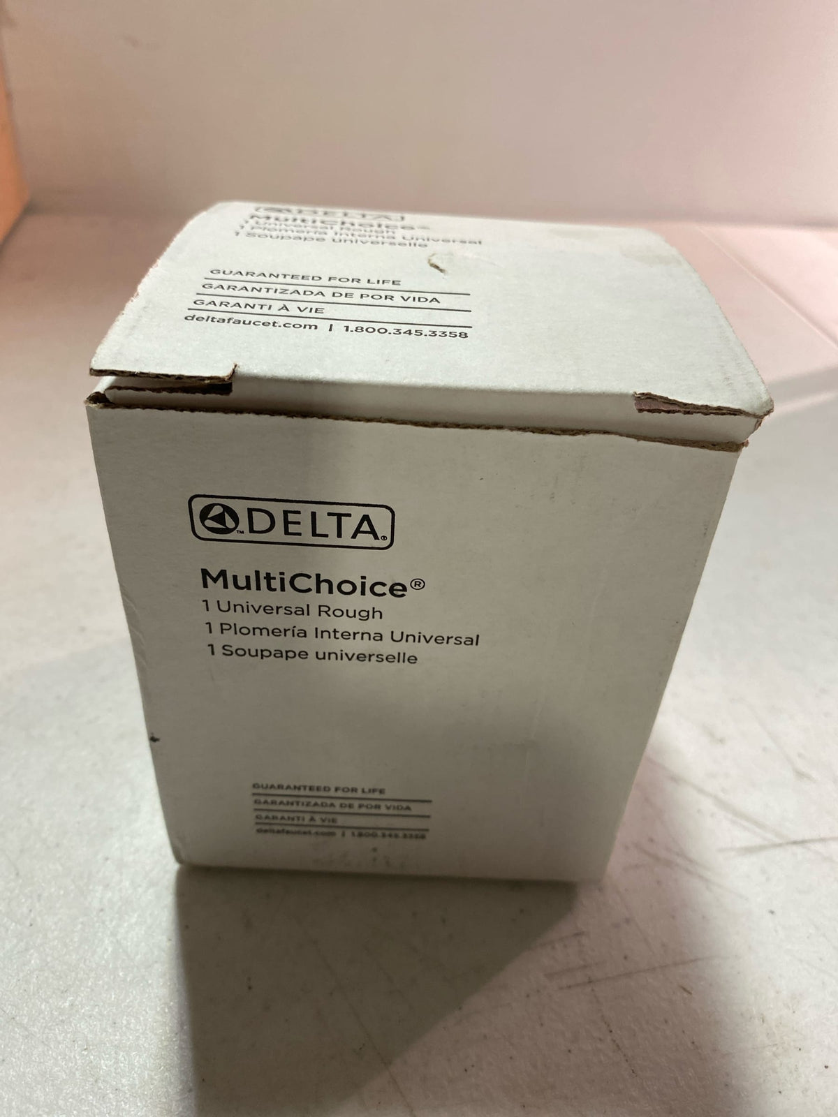 Delta Universal Mixing Rough-In Valve with 1/2" NPT Male thread with 1/2" C.W.T Female Sweat - Box Model