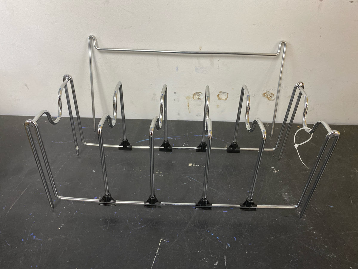 Rev-A-Shelf 5DCD-1-CR 7-13/16 Inch Drop In Pan Organizer for Peg Board - Chrome