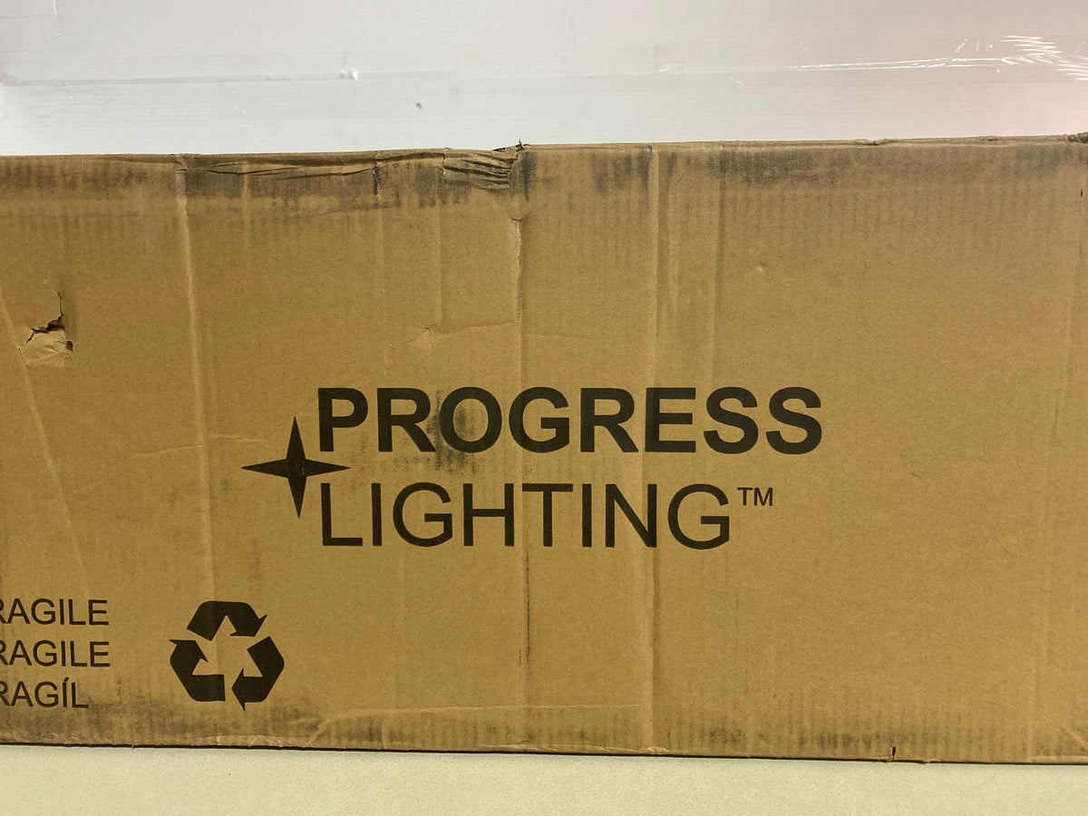 Progress lighting P300119-020 Anjoux Collection 4-Light Antique Bronze Clear Water Glass Luxe Bath Vanity Light