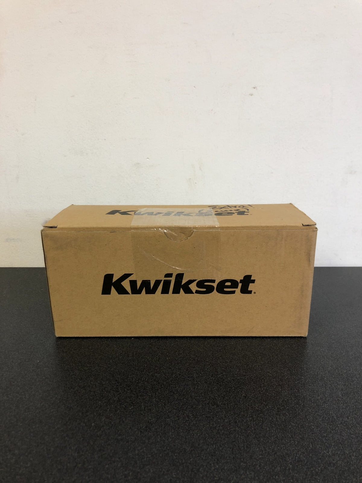 Kwikset Pismo Passage Door Knob Set with Square Rose - Polished Chrome
