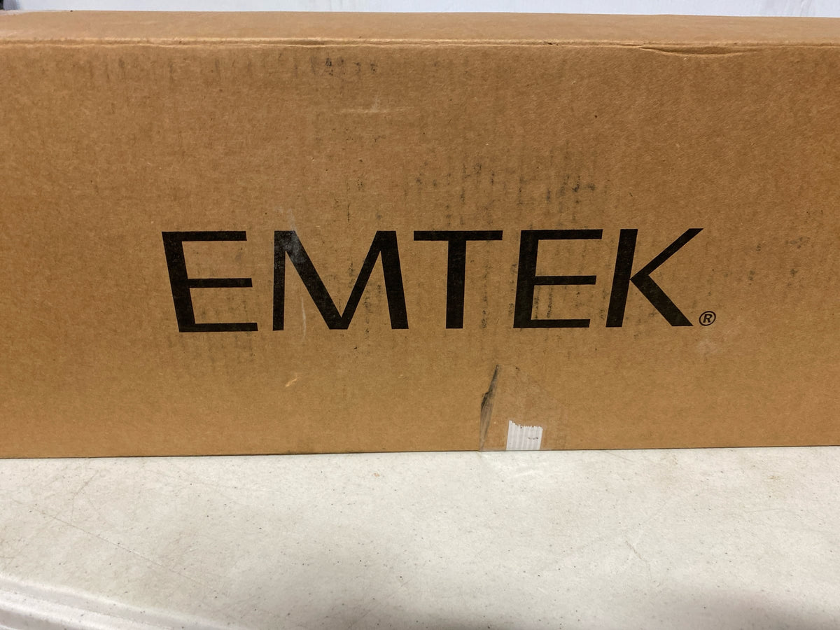 Emtek 4820HLOUS14LH Baden Left Handed Sectional Single Cylinder Keyed Entry Handleset with Helios Interior Lever - Polished Nickel