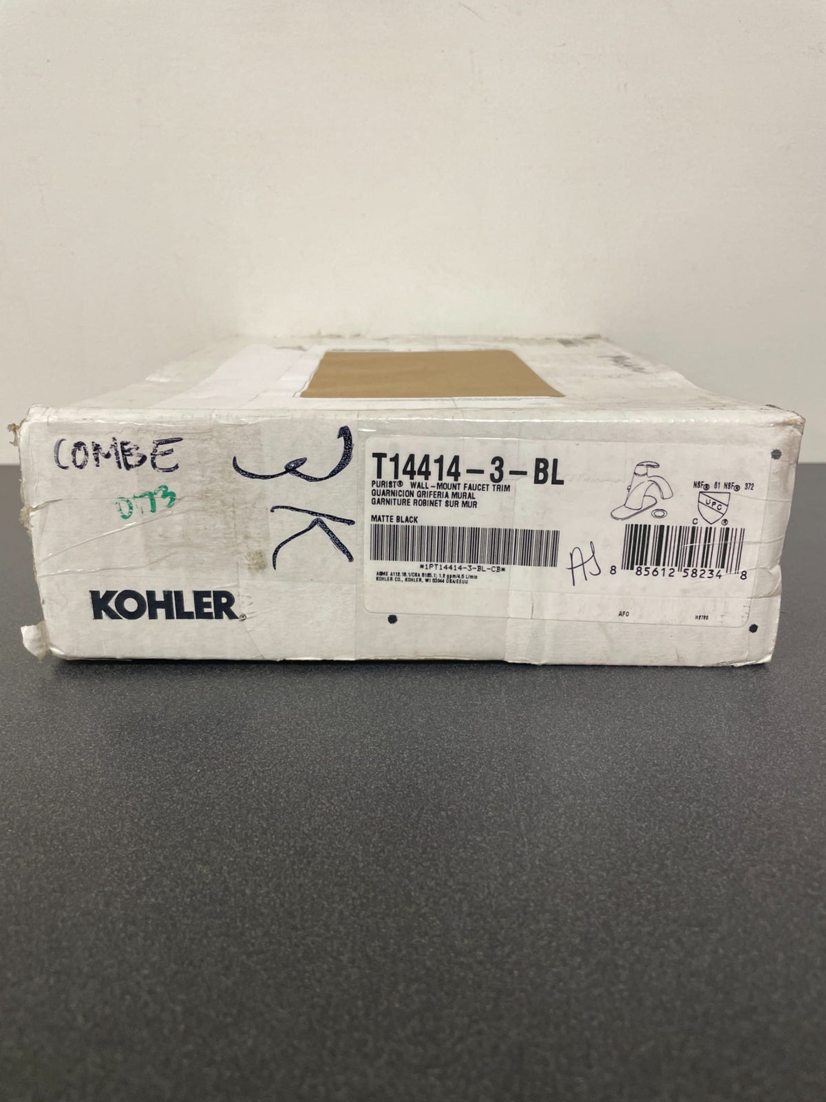 Kohler Purist 1.2 GPM Wall Mounted Widespread Bathroom Faucet