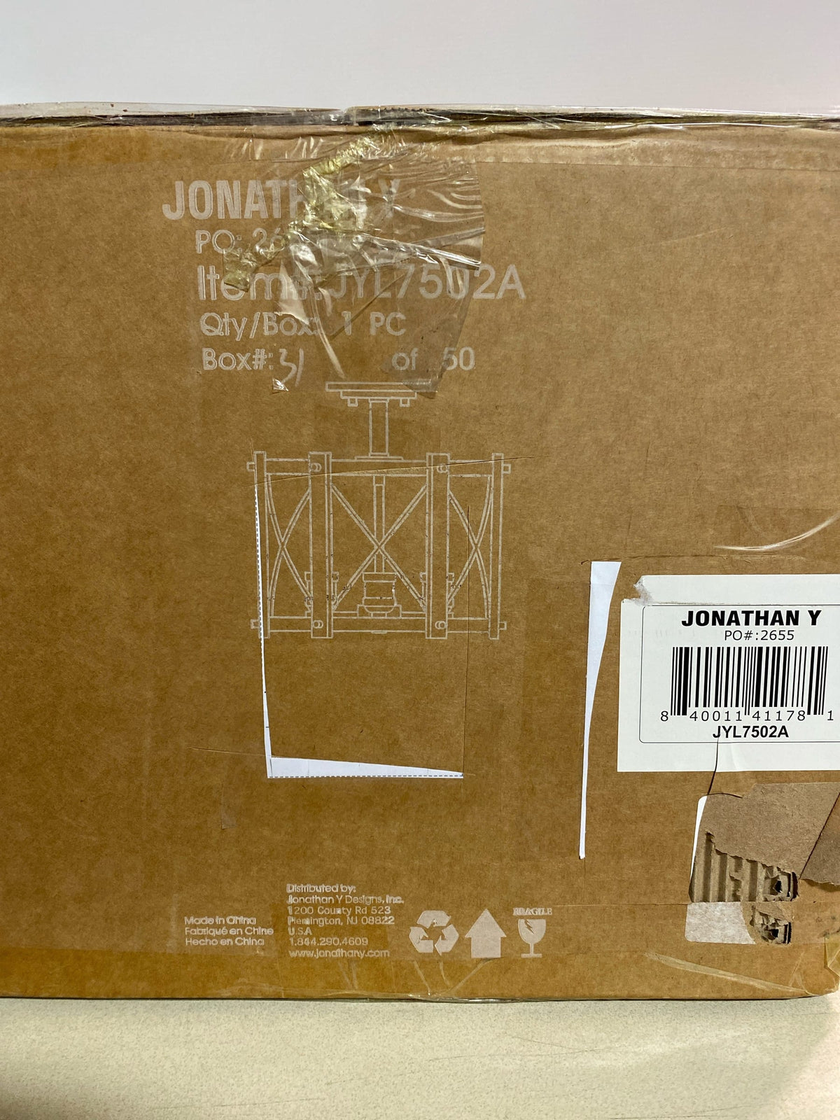 Jonathan y JYL7502A Ferme 14 in. 3-Light Iron Rustic Farmhouse LED Flush Mount, Brown/Oil Rubbed Bronze