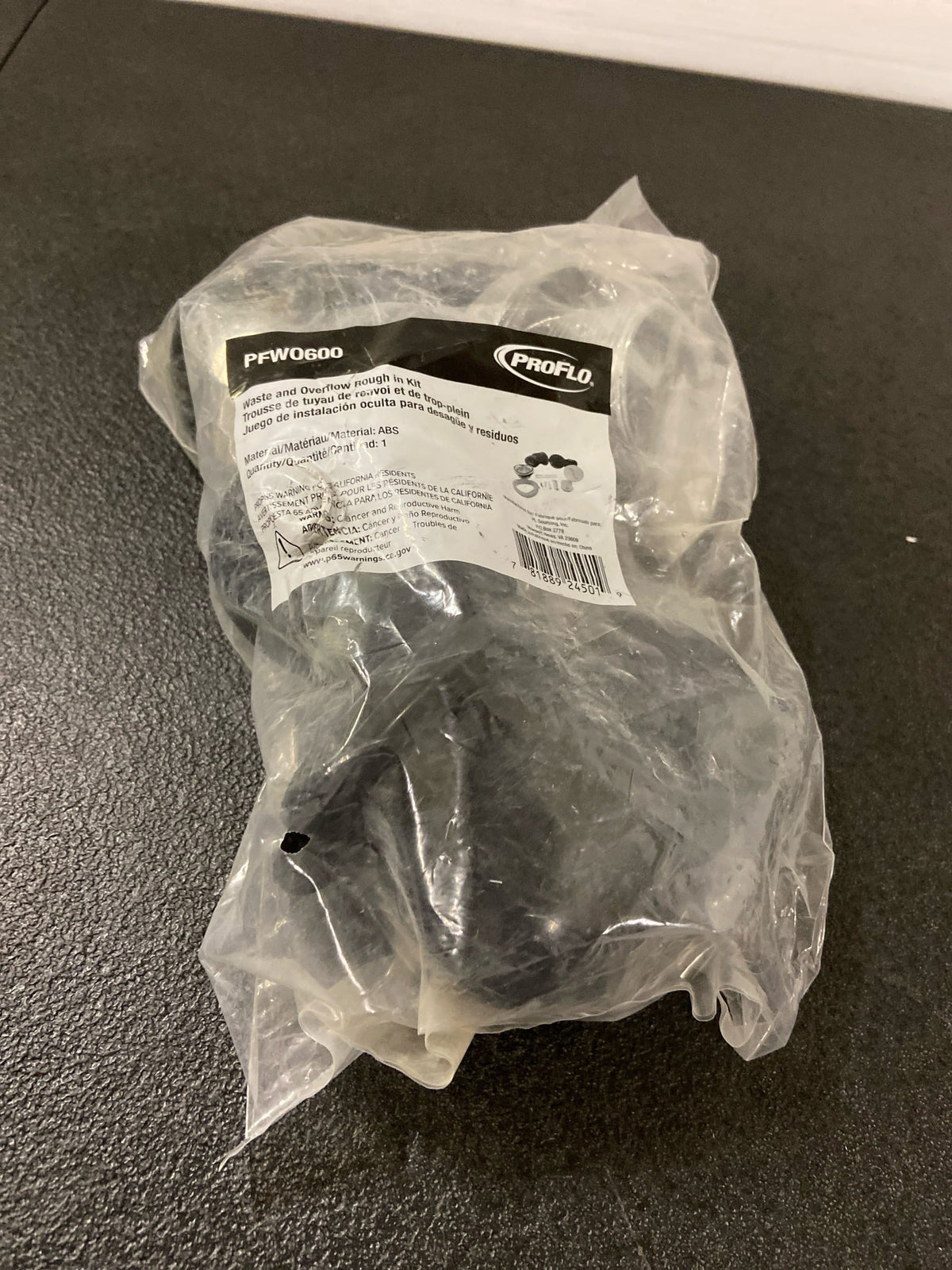 PROFLO PFWO600 Tub Waste and Overflow ABS Rough Inlet Kit - N/A