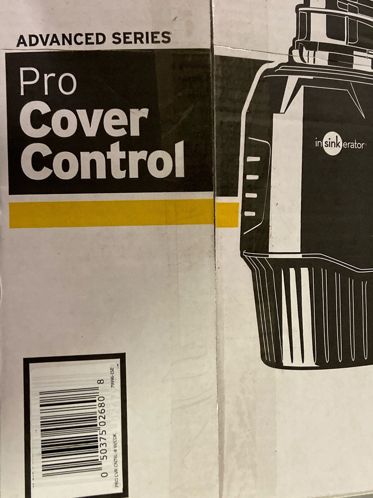 InSinkErator 79854K-ISE Pro Cover Control Garbage Disposal, 3/4 HP - Cord Included - N/A