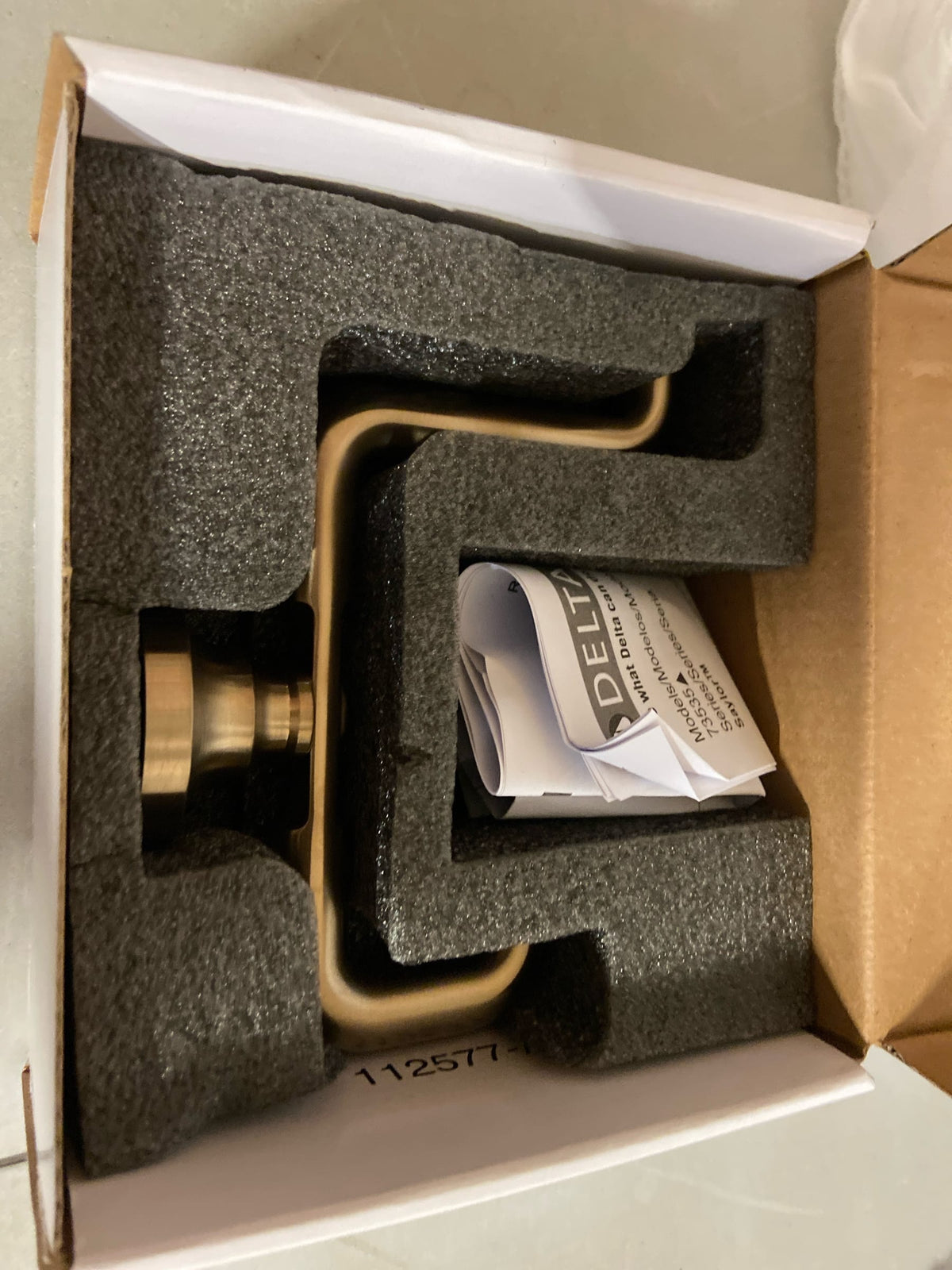 Delta 73535-CZ Saylor Double Robe Hook - Champagne Bronze