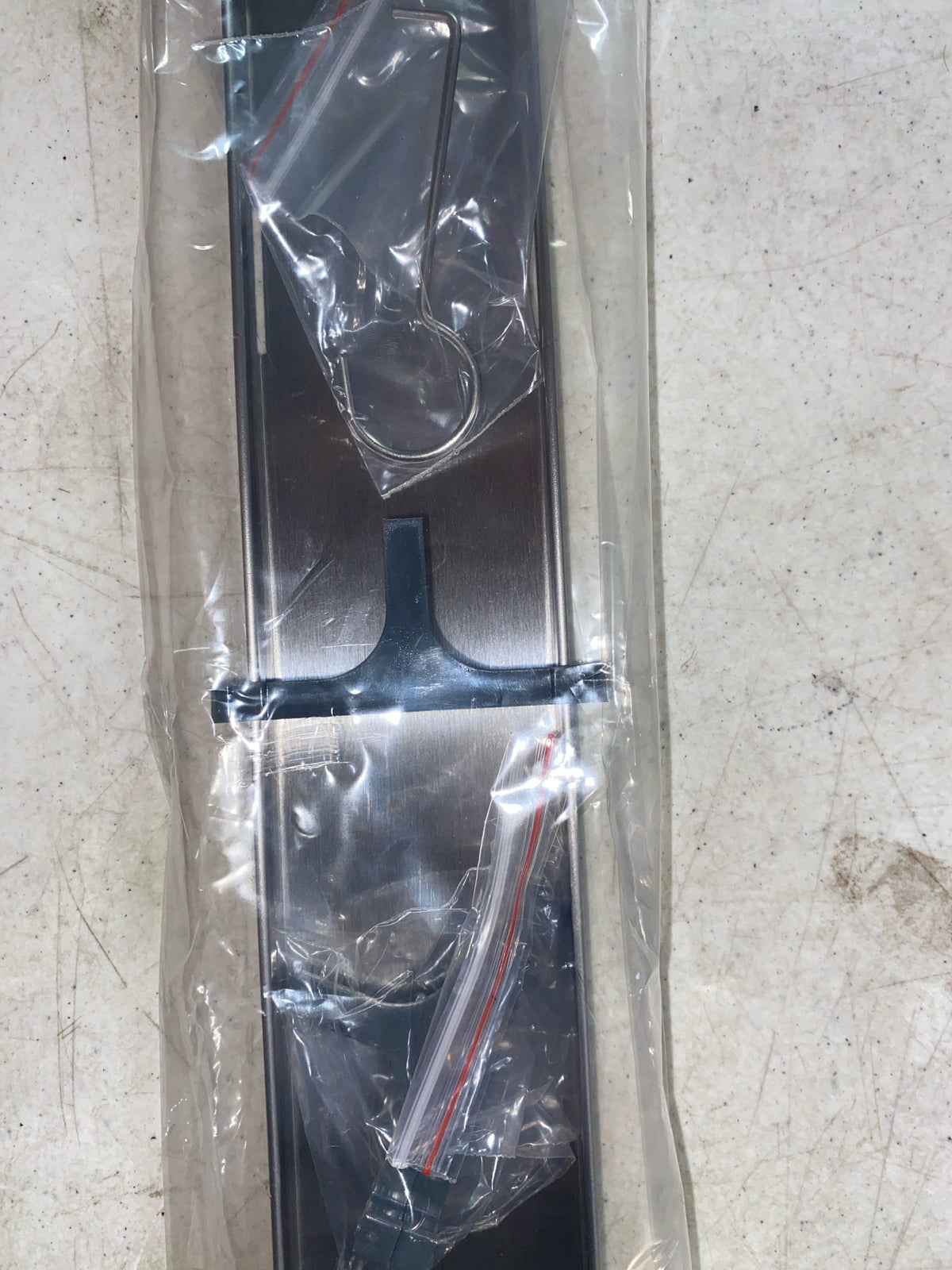 Oatey DLS1240R2 Designline 24 in. Stainless Steel Linear Shower Drain with Tile-In Pattern Drain Cover