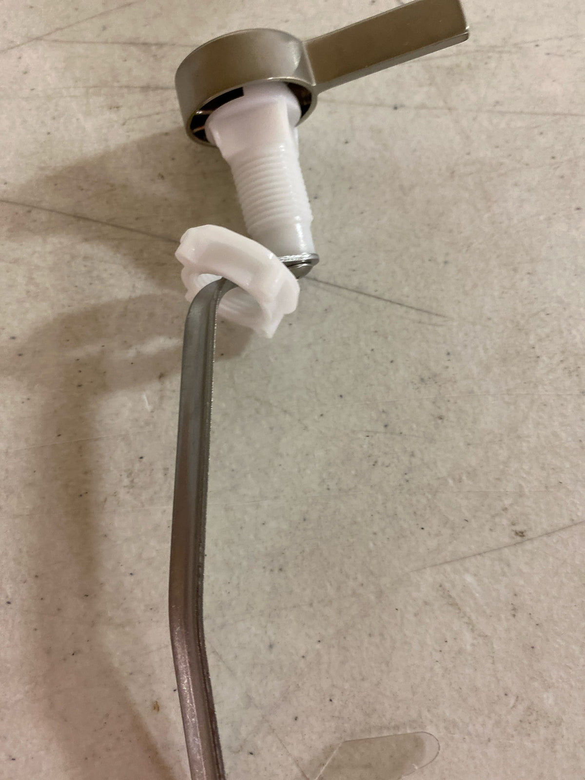 Kohler K-21710-L-BV Reach Left Hand Trip Lever - Vibrant Brushed nickel
