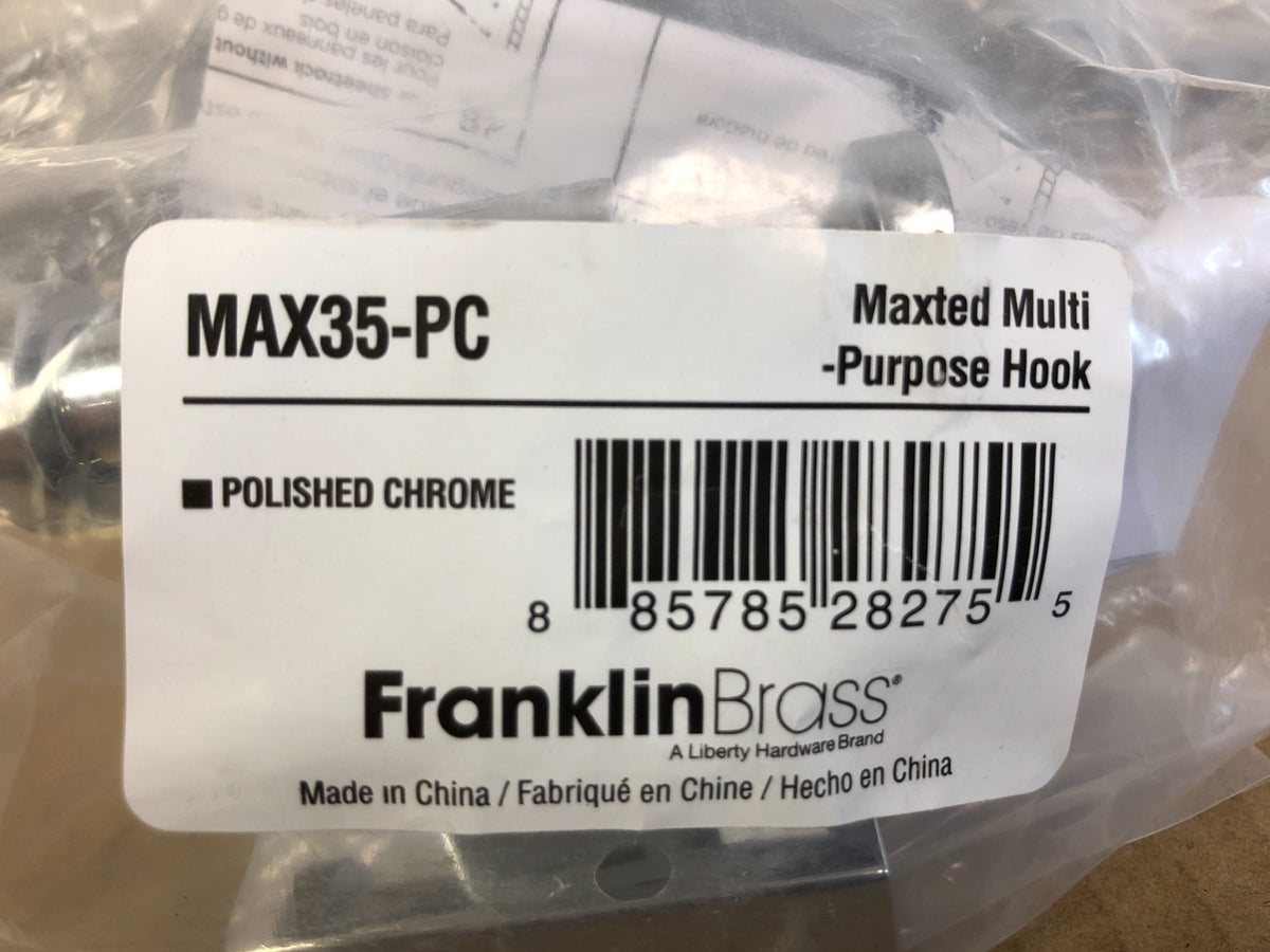 Franklin Brass Maxted Double Robe Hook